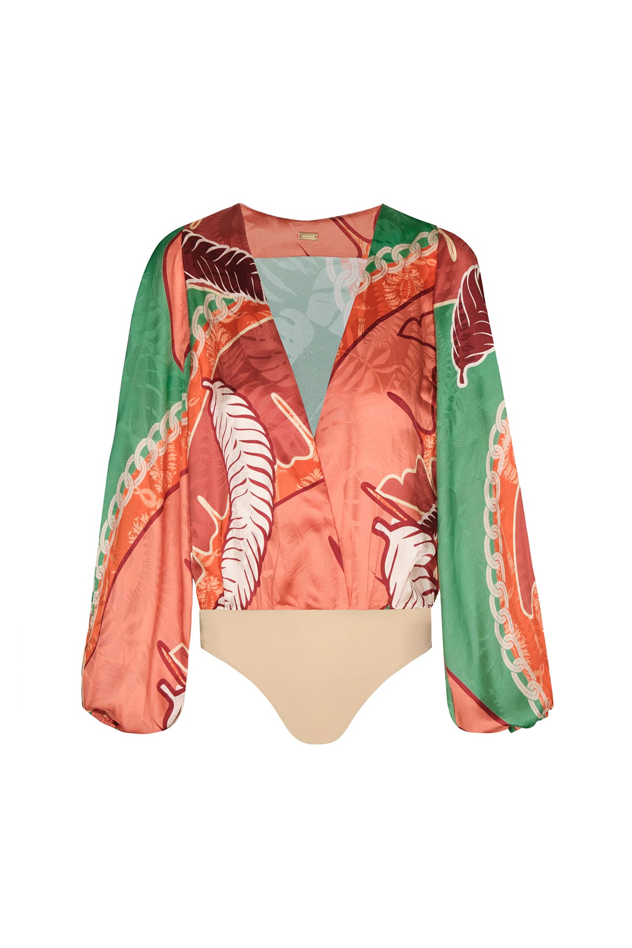 Sambale Jacquard Bodysuit / Coral - imagen 1