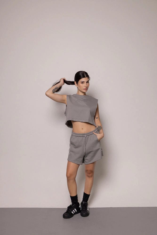 Short 8727 Sgo Dama-Gris - imagen 2