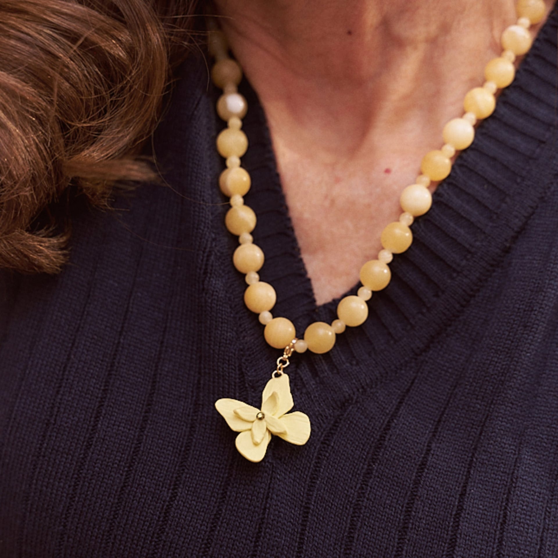 Collar Alas en Flor mini Butter Yellow - imagen 2