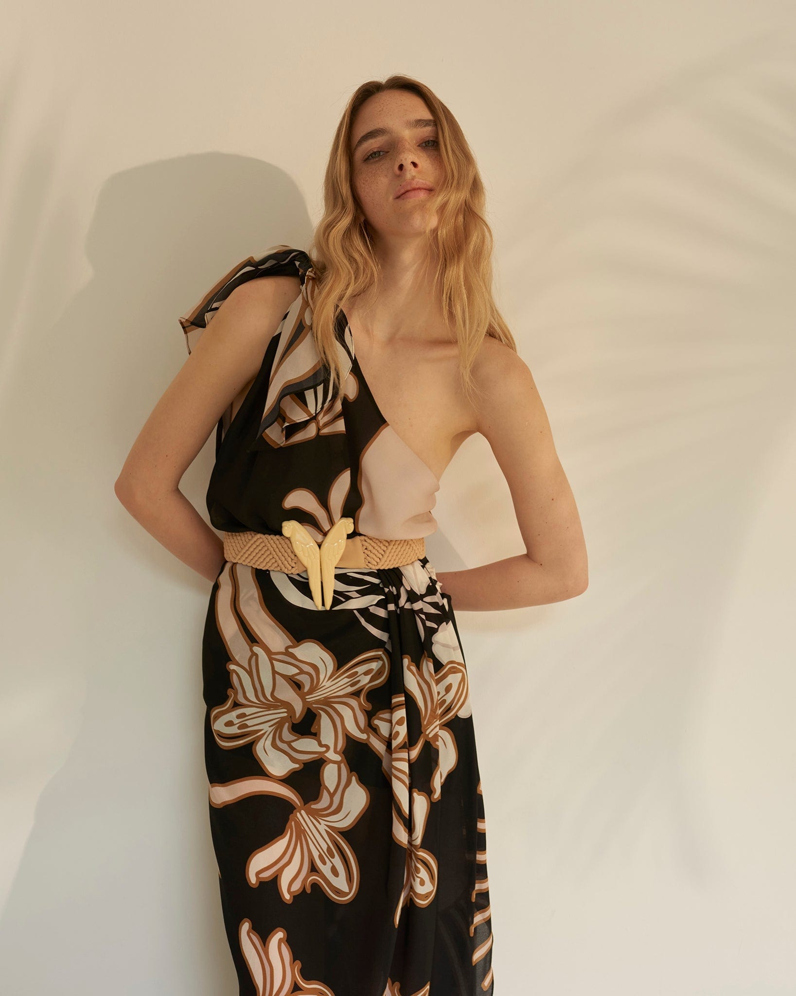 Myanmar Crepe Chine Top / Black - imagen 2