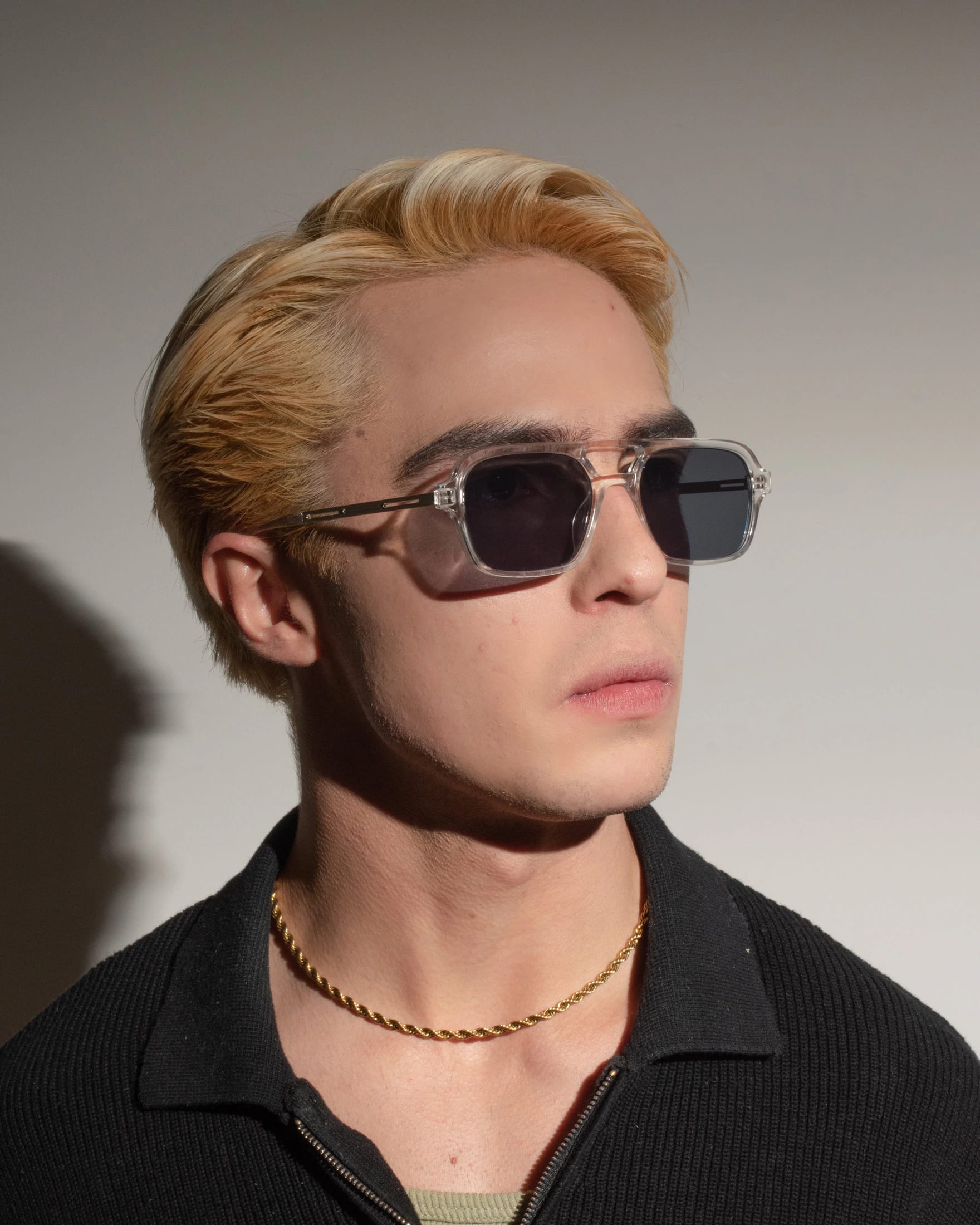 COOPER SUNGLASSES - TRANSPARENT/BLACK - imagen 5