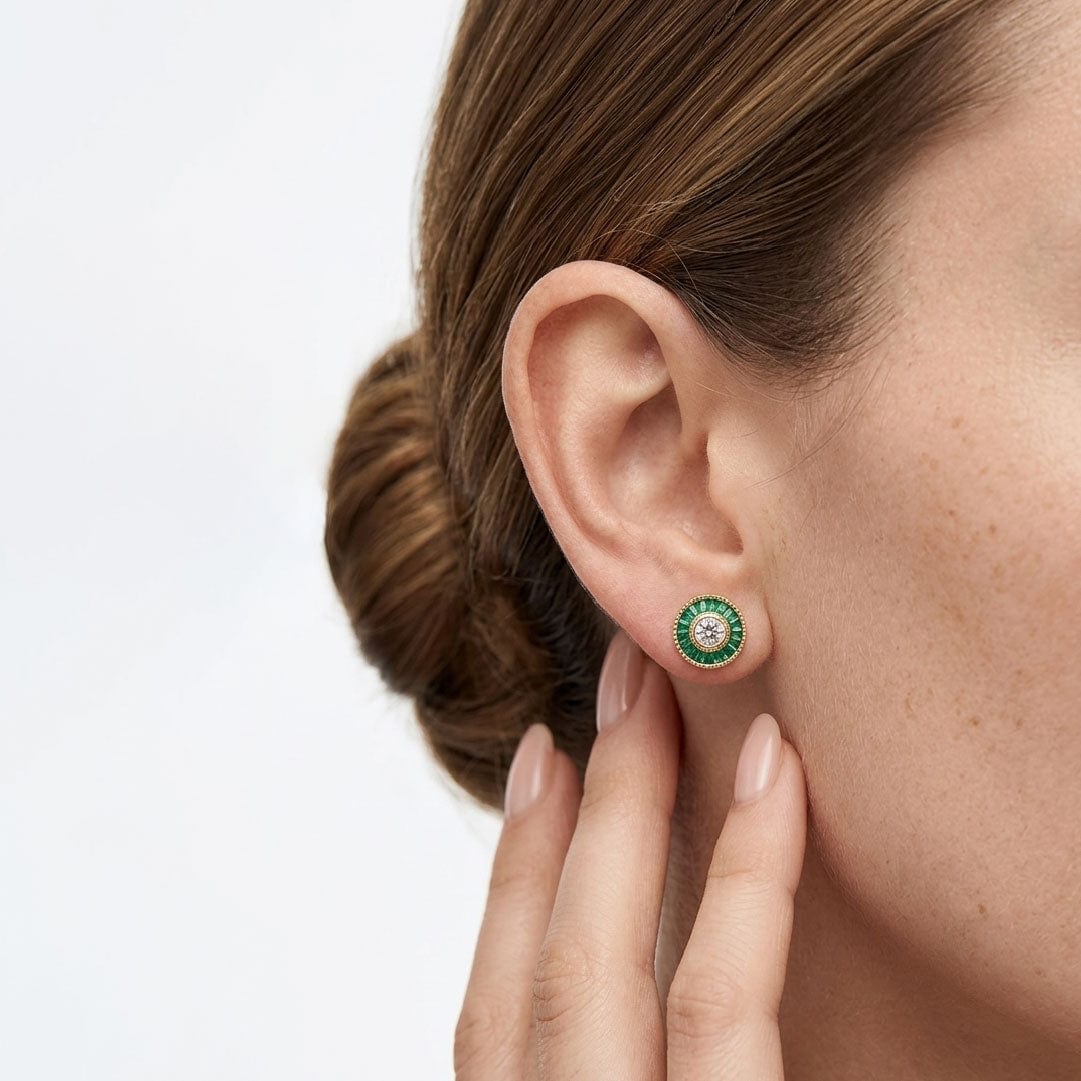 Aretes Clara Esmeralda - imagen 4