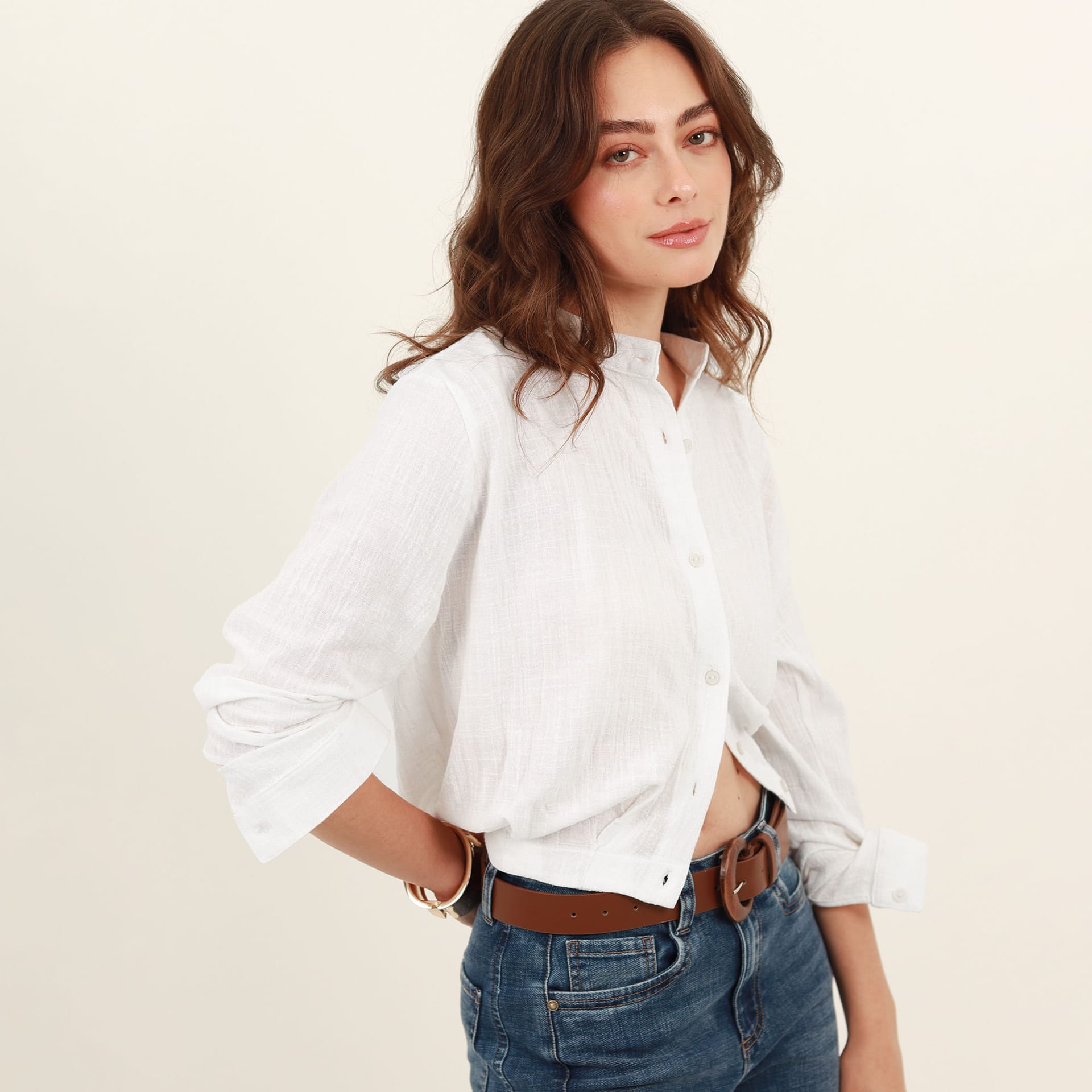 Blusa Cuello Neru Manga Larga - imagen 6