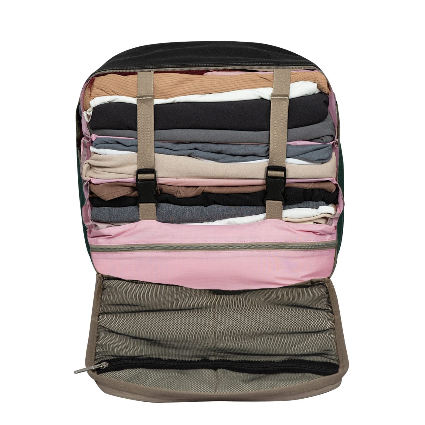 Cubos Organizador de viaje Acordeon 6 compartimientos Light Rosado - imagen 4
