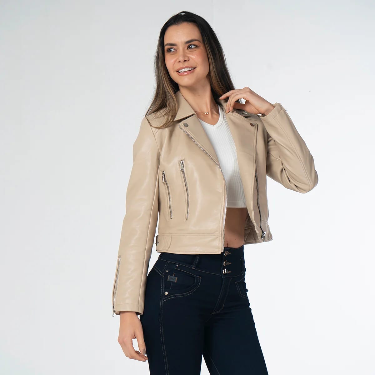 Chaqueta Sintetica Biker Carlota - imagen 5