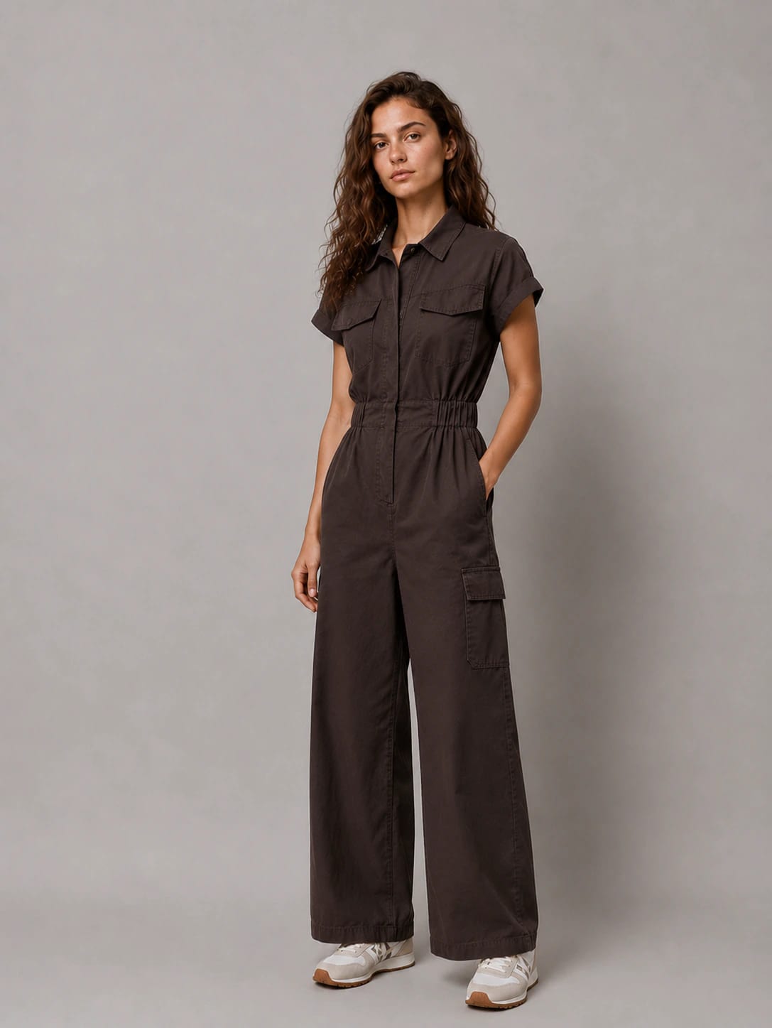Organic Cotton Cargo Jumpsuit - imagen 10
