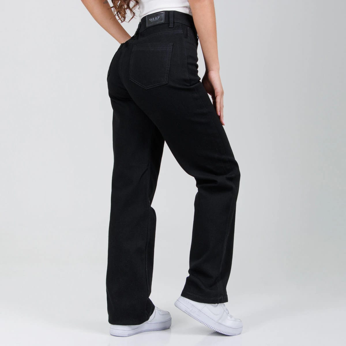 Jean Mom Fit Negro Ax-3003 Licrado - imagen 2