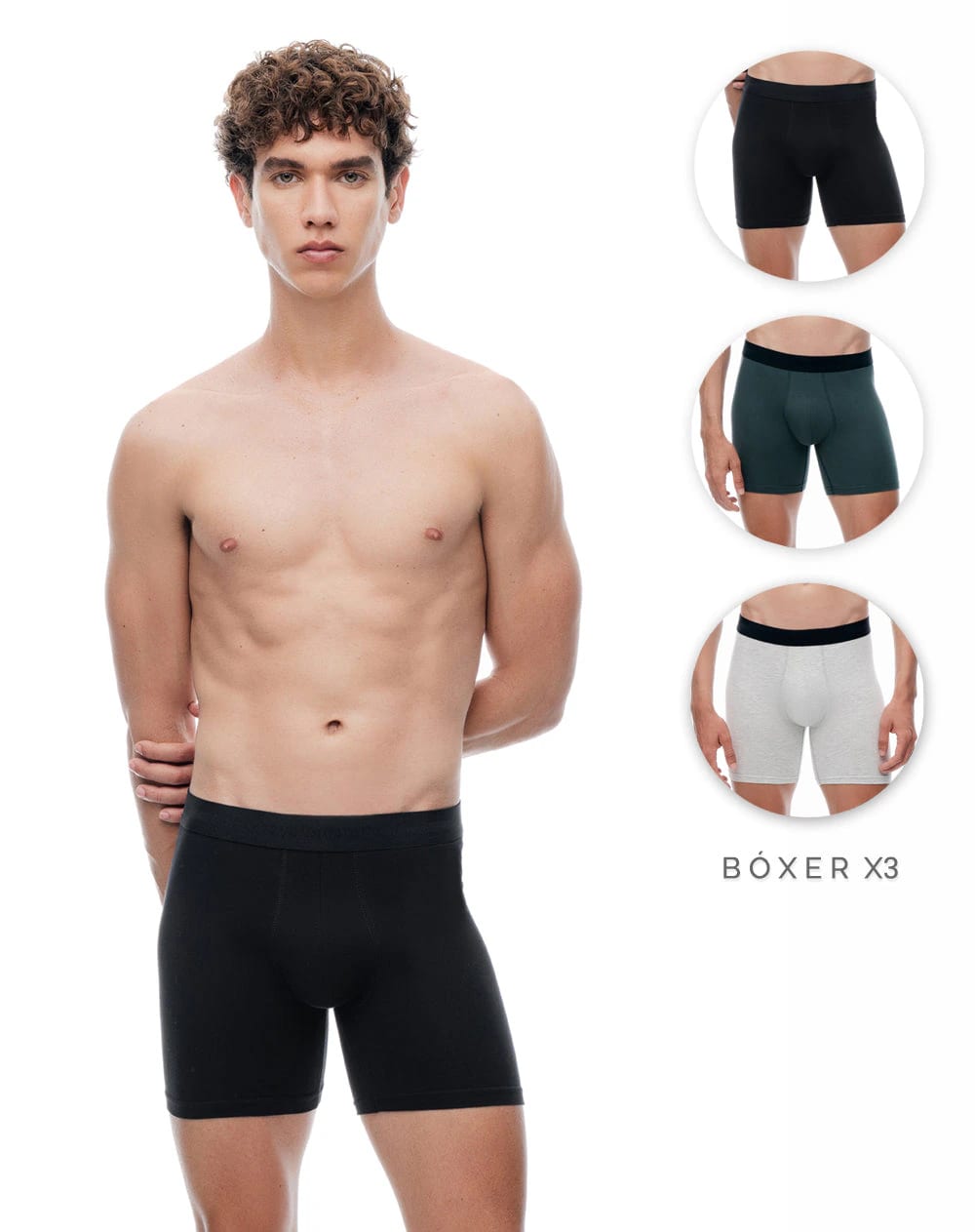 3 bóxers medio surtido hombre - imagen 1