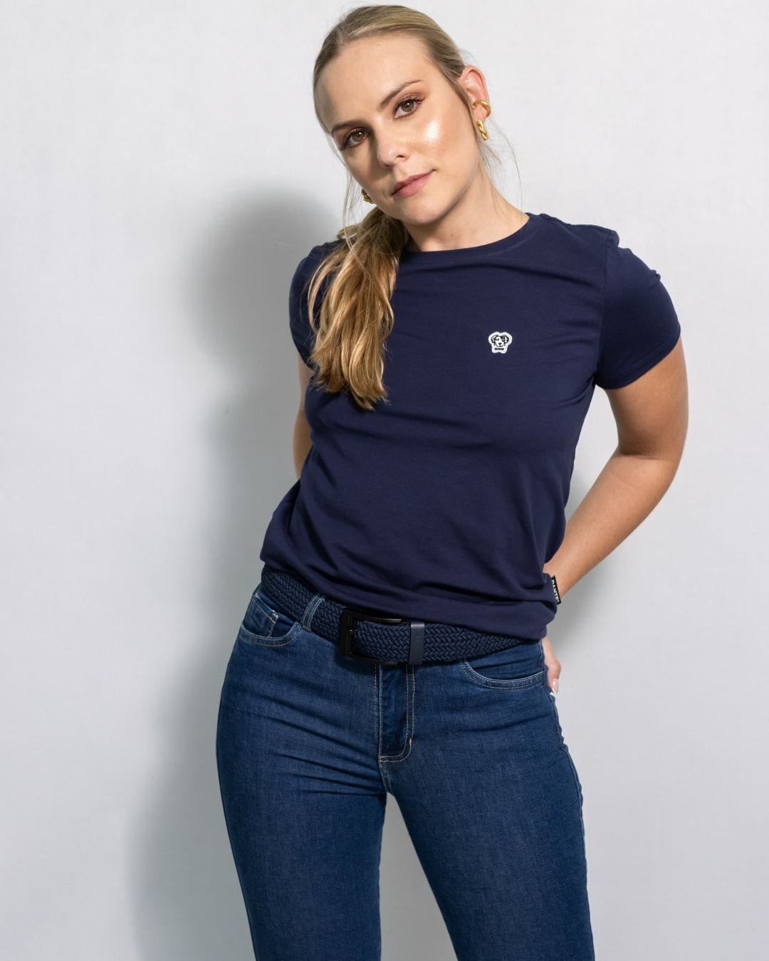 Camiseta Antimanchas de Mujer Azul - imagen 1
