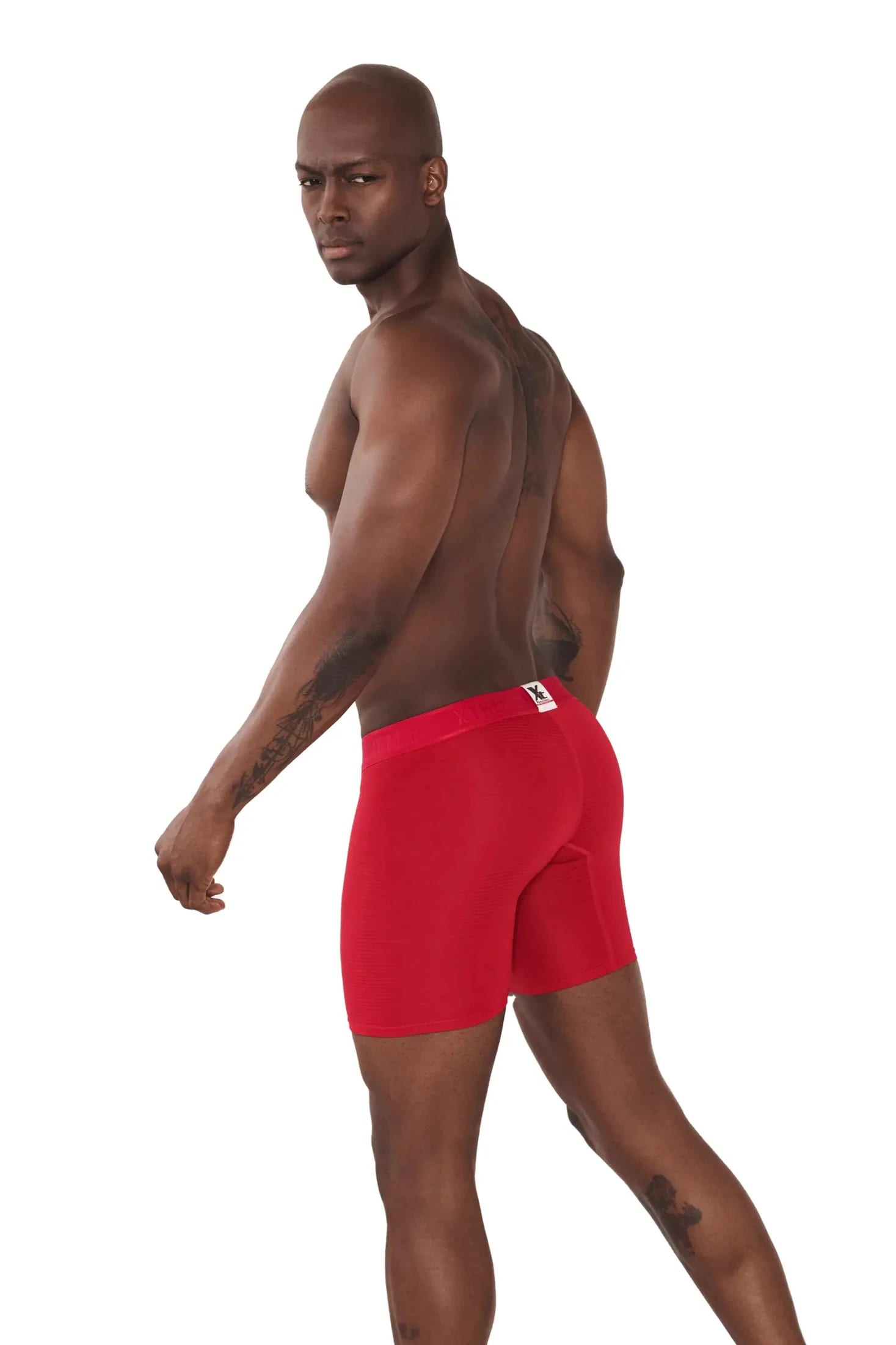 BOXER MICROFIBRA JACQUARD DESAGUJADO  ROJO - imagen 3
