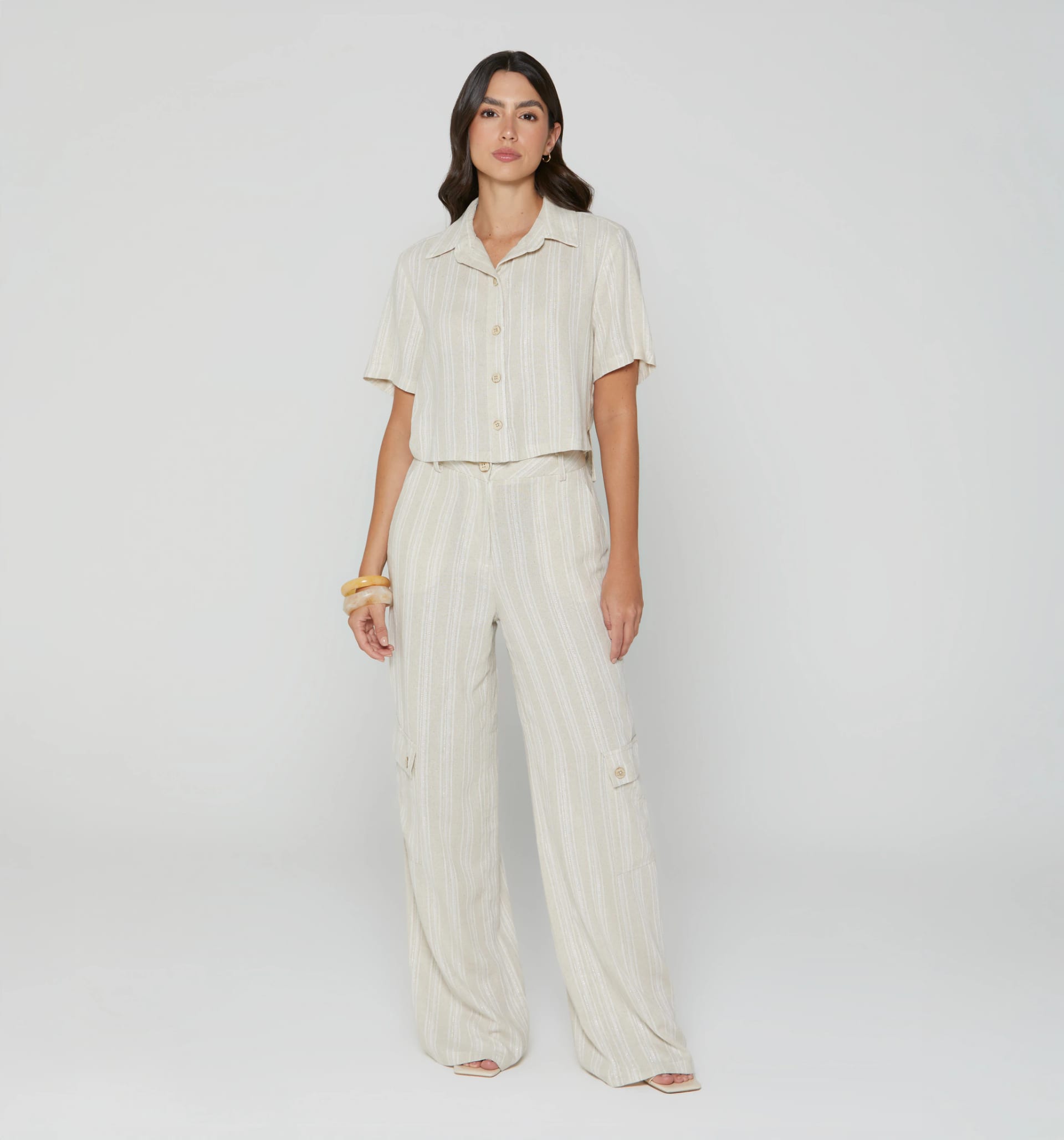 Pantalon palazo tiro alto - imagen 1