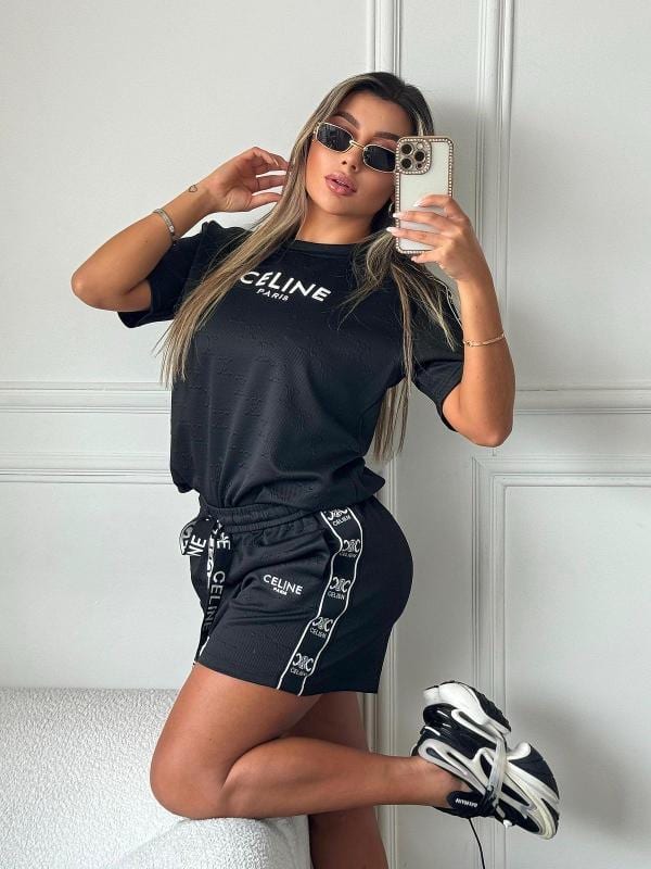 SET CELINE SHORT NEGRO - imagen 3