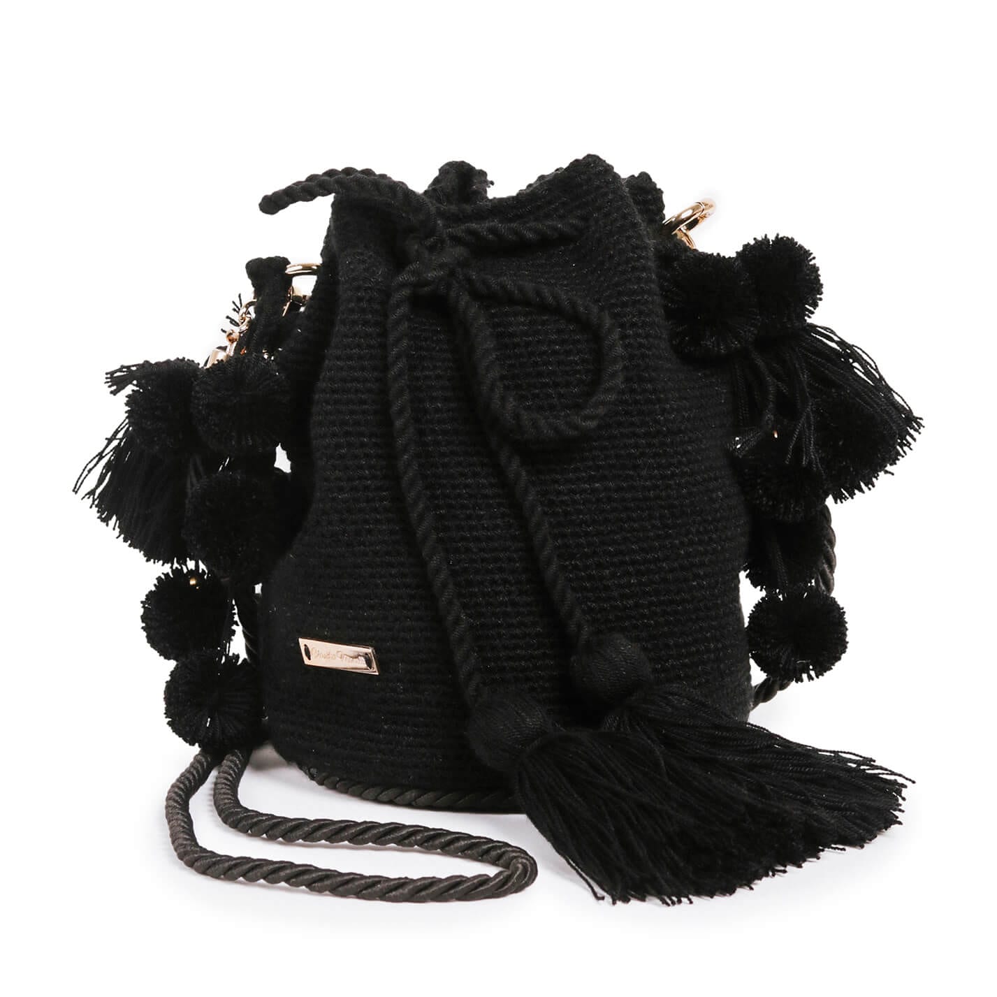 Mochila Gardenia negra – Manijas de lujo - imagen 1