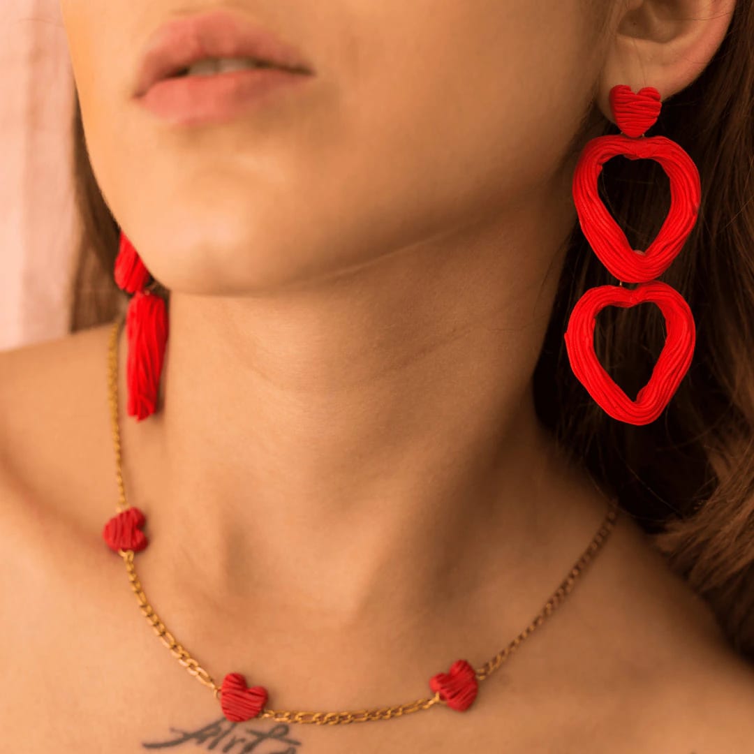 Combo Amara Cadena + Aretes - imagen 1