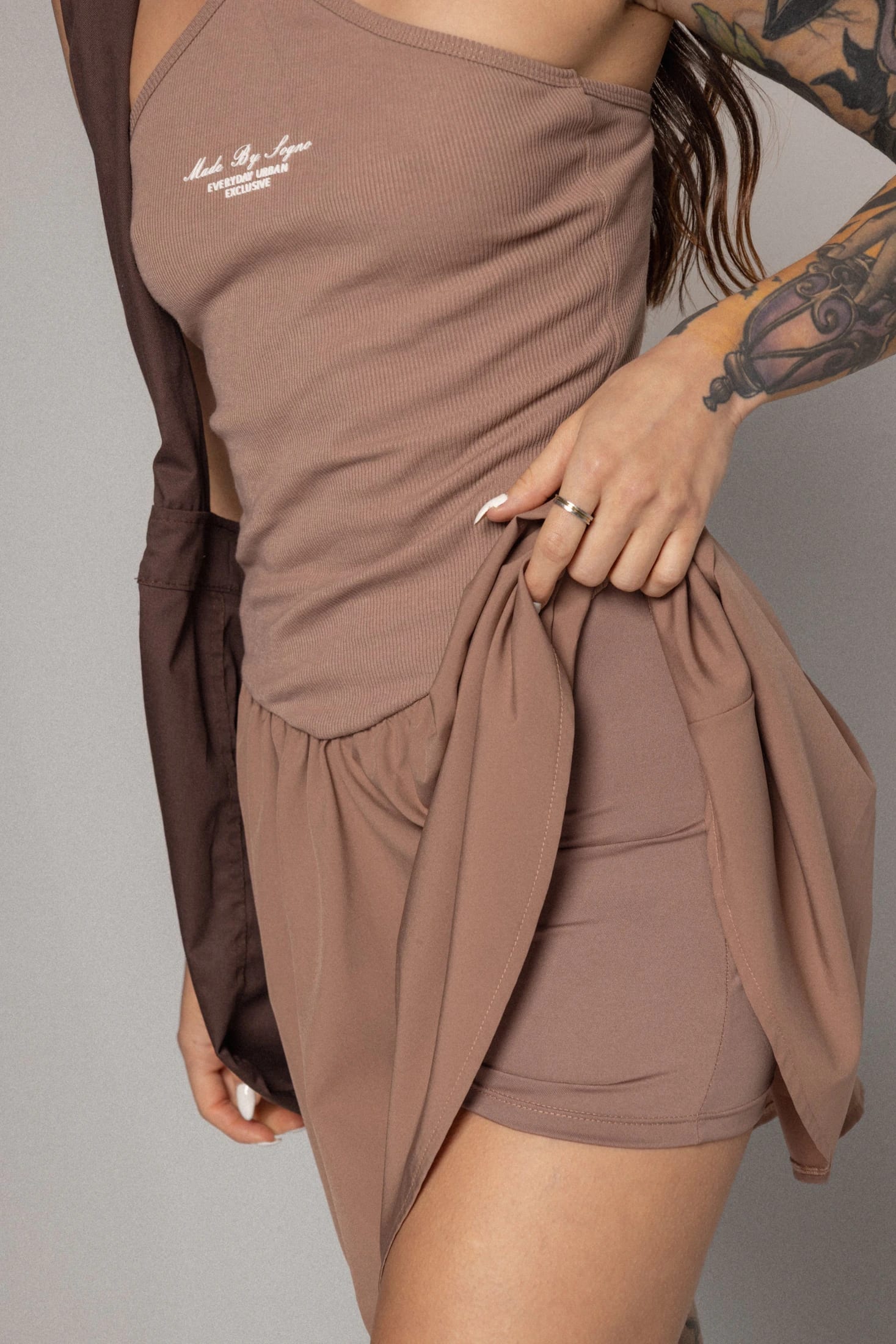 Vestido Mini The Win-Mocca - imagen 5