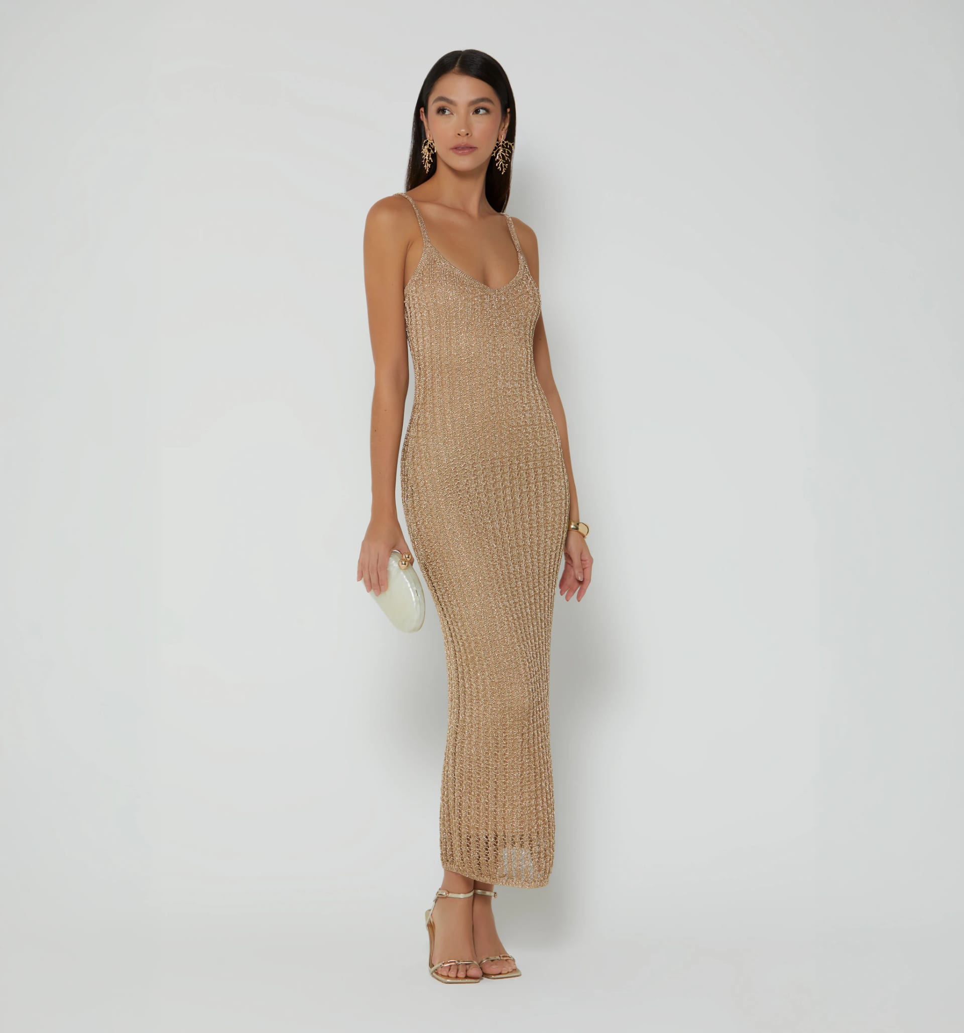 Vestido para mujer de tejido abierto - imagen 7