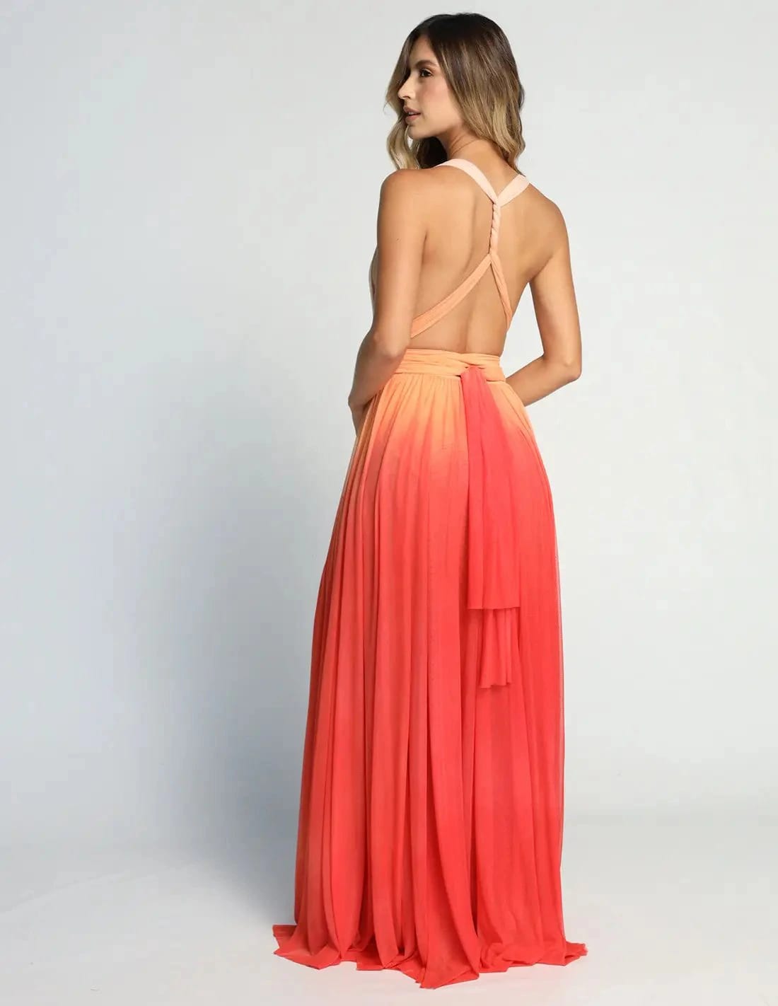 Vestido Hydra Yellow + Salmon + Tomato - imagen 2