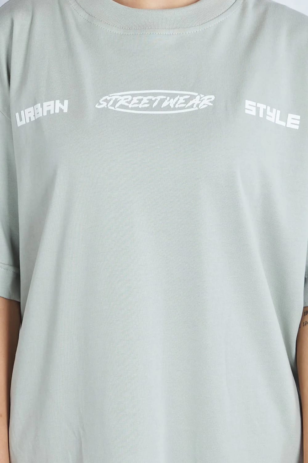 Camiseta oversize estampado Together Gris V | DROP 03 | - imagen 5