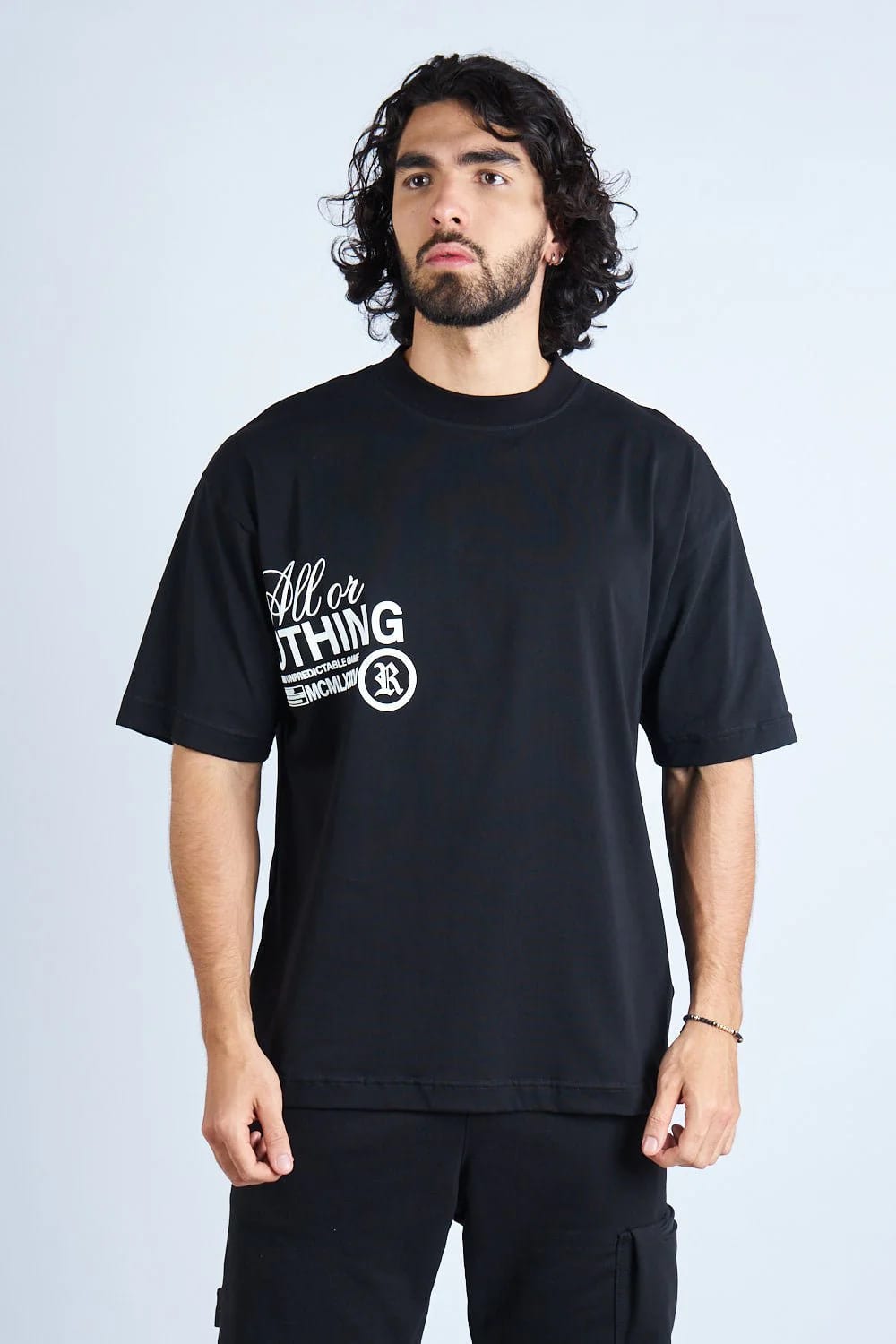 CAMISETA OVERSIZE NEGRA [DROP 0:0] - imagen 1