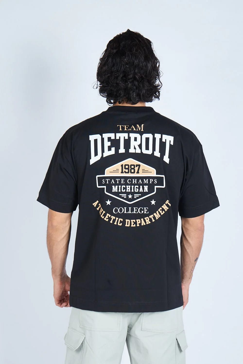 Camiseta oversize DETROIT NEGRO | DROP 03 | - imagen 6