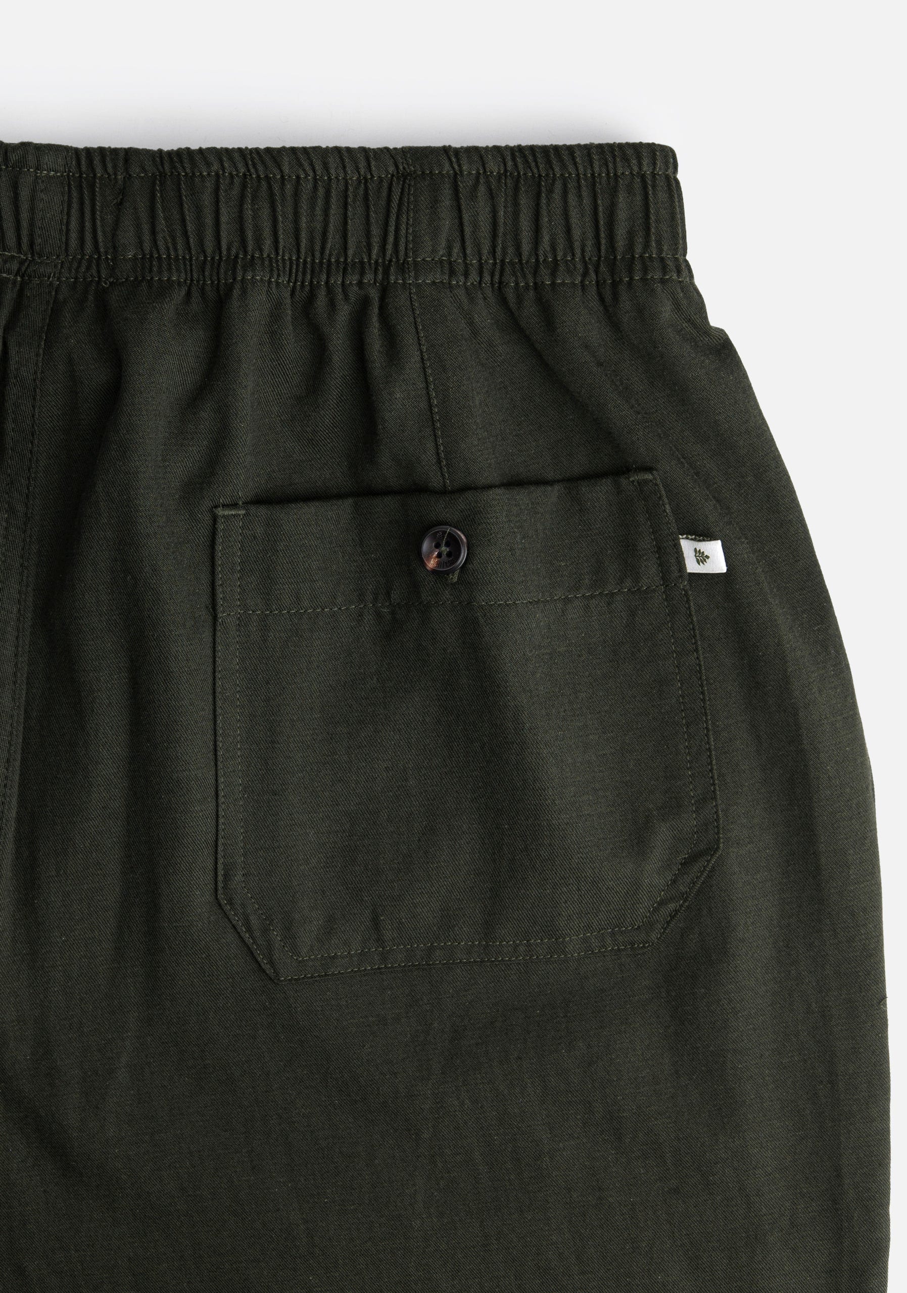 Pantalon H Hopkins Jogger Lino Verde Osc - imagen 4