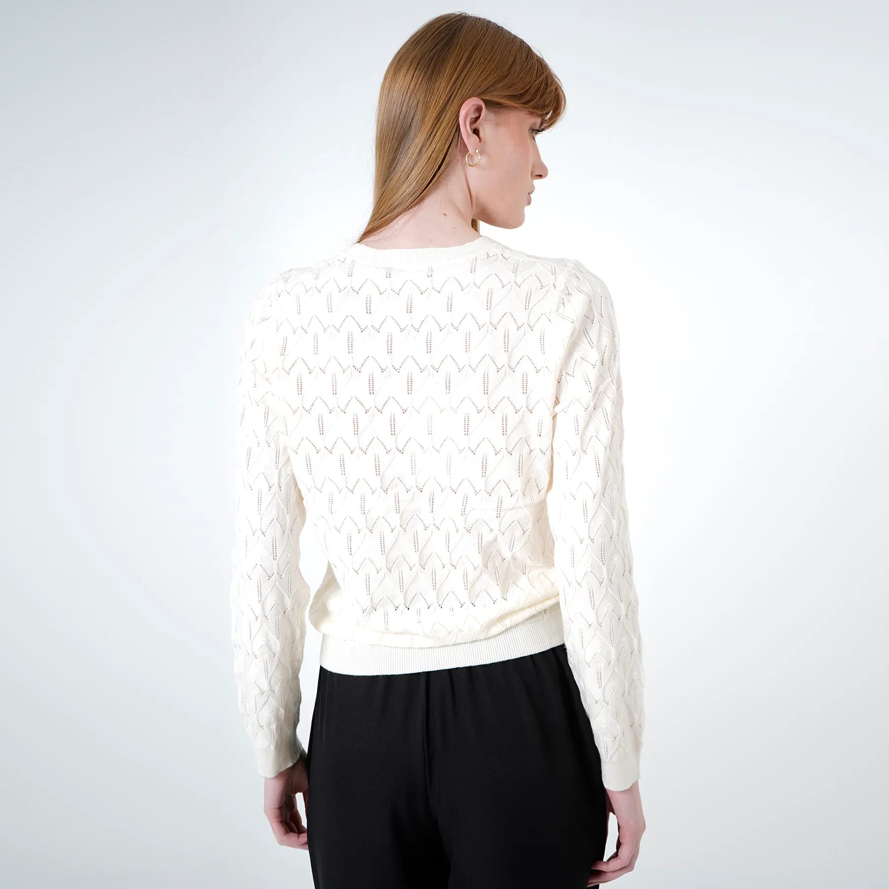 Sweater Cuello V Manga Larga - imagen 3