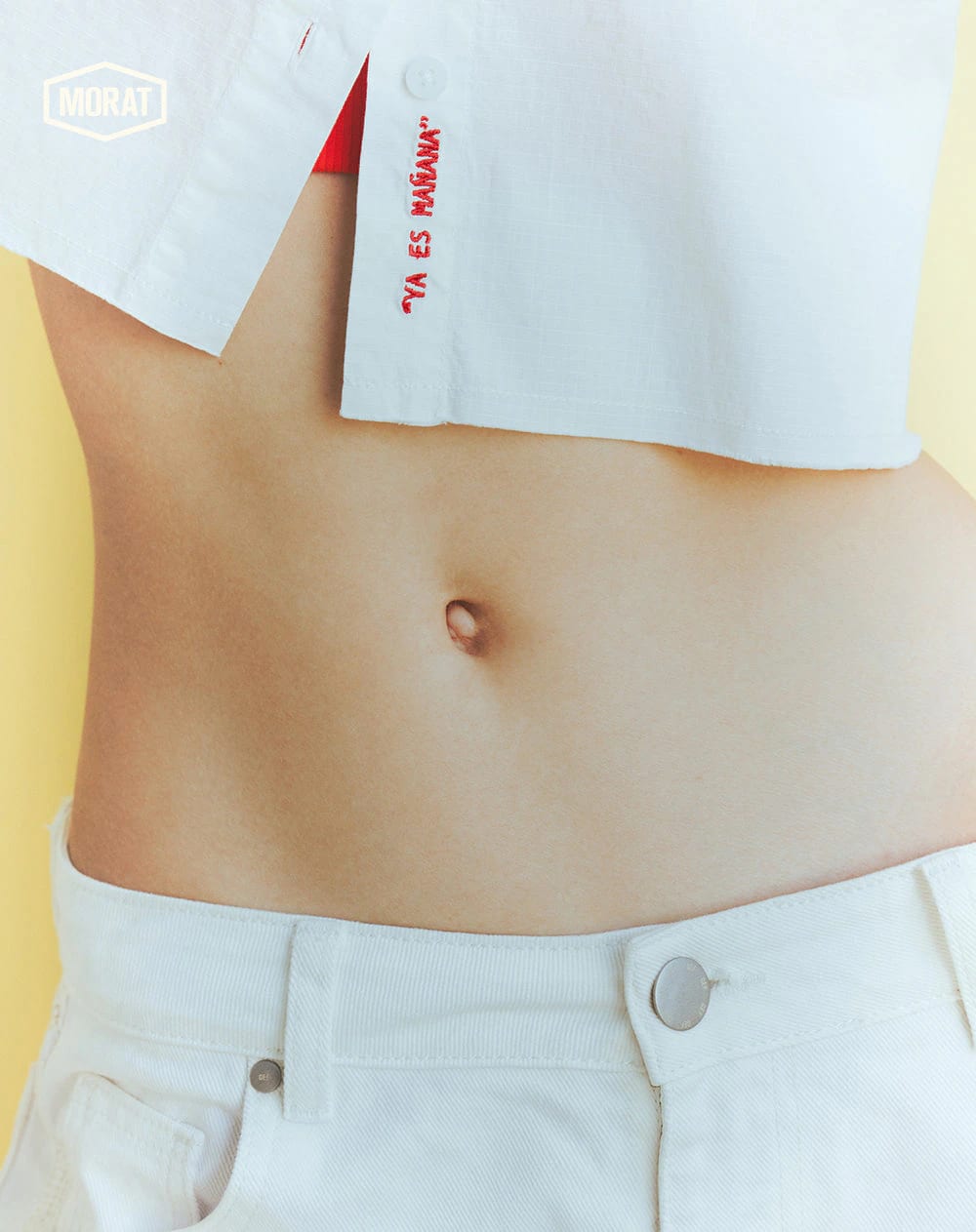 Camisa cropped mujer GEF | MORAT - imagen 3