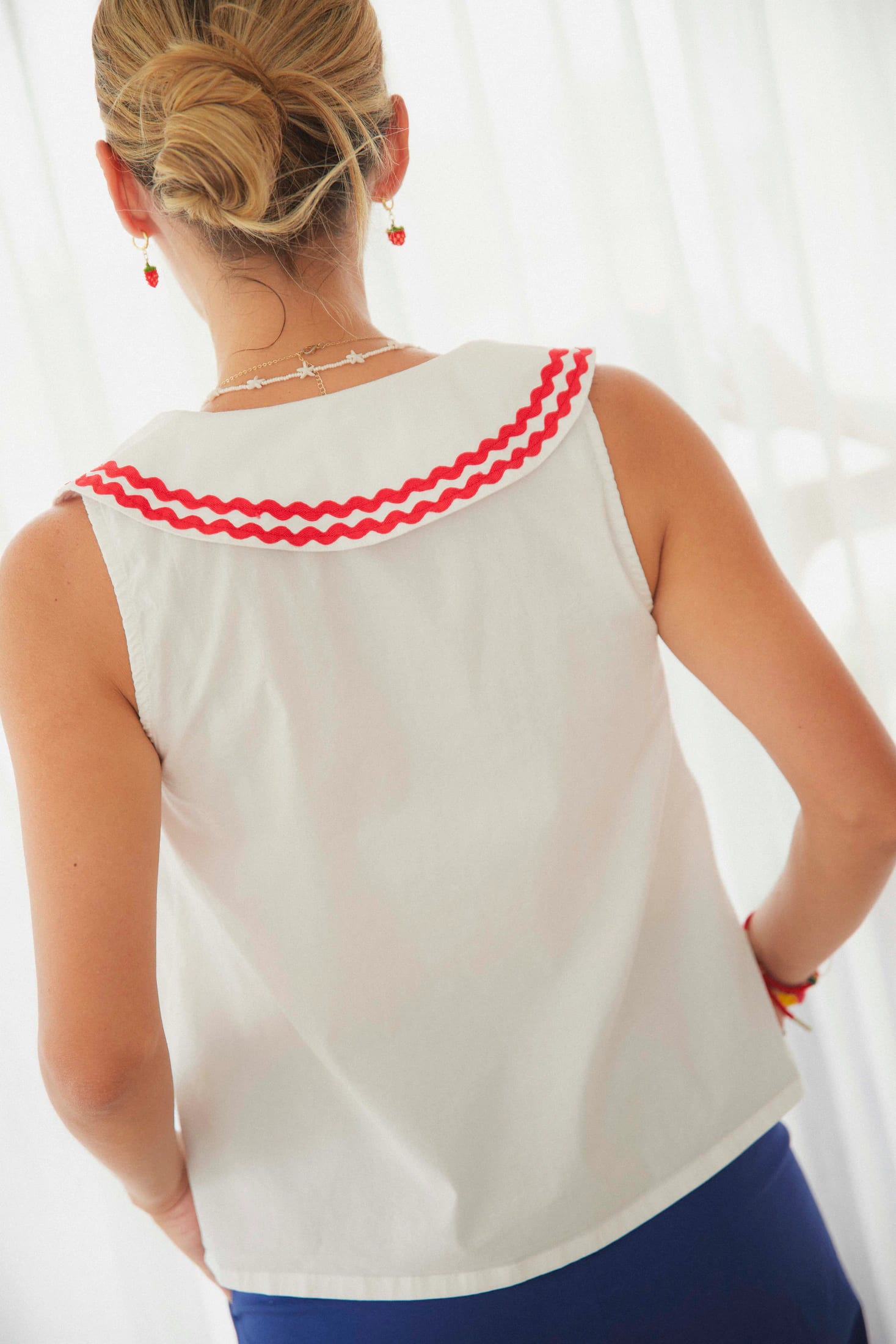 Camisa Fresas Marinera Adulto - imagen 11