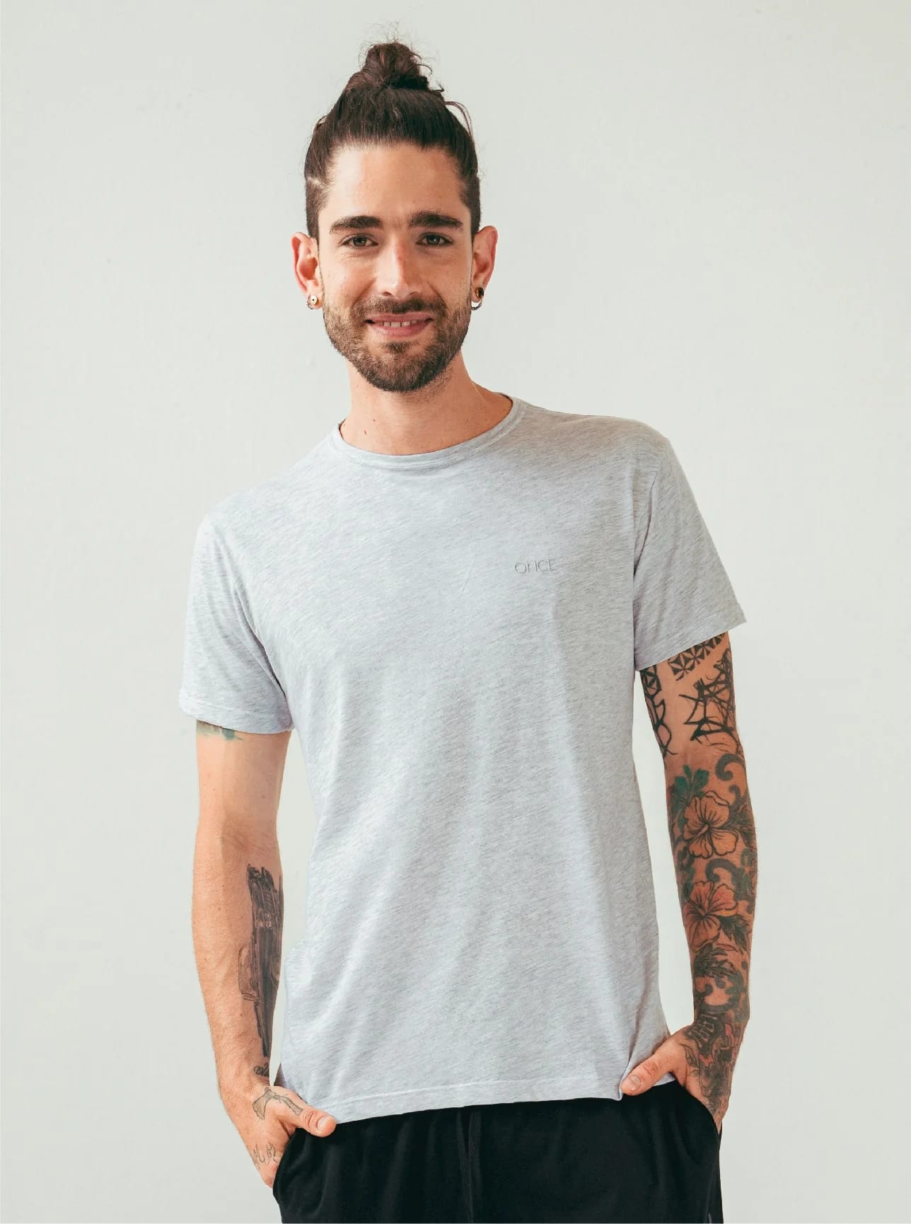 Pijama Pantaloneta Hombre Black - imagen 2