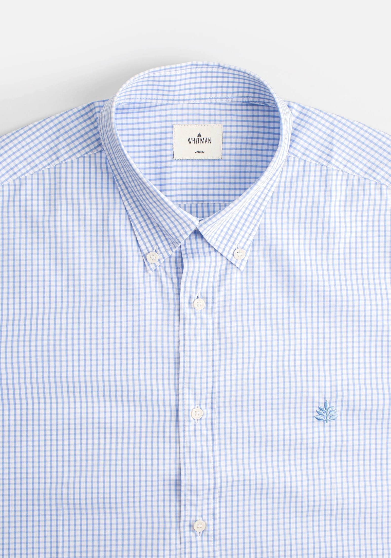 Camisa H CBD Cuadros L-Azl Azul Claro - imagen 2