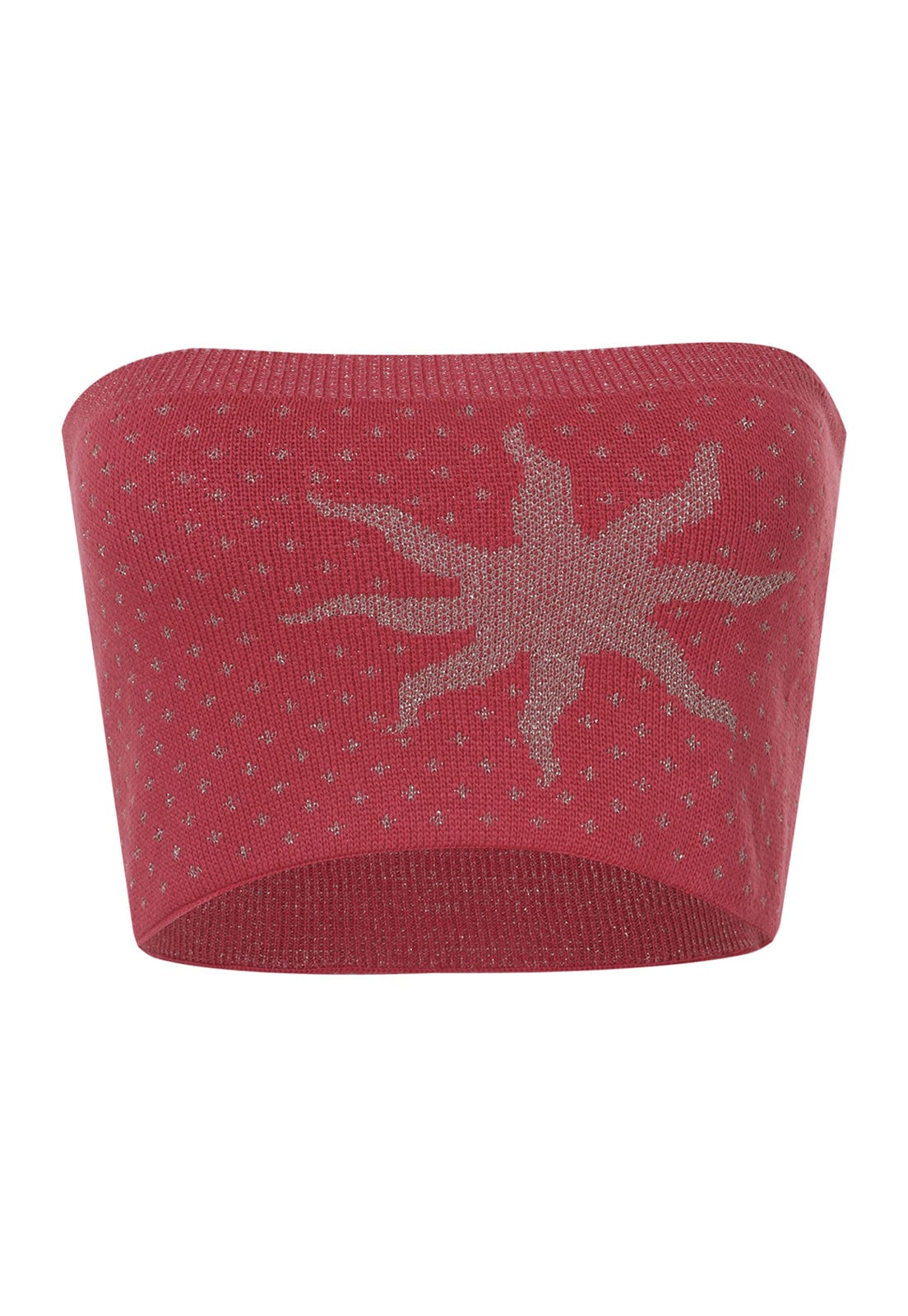 CROP TOP KNIT SOLE SALMON - imagen 1