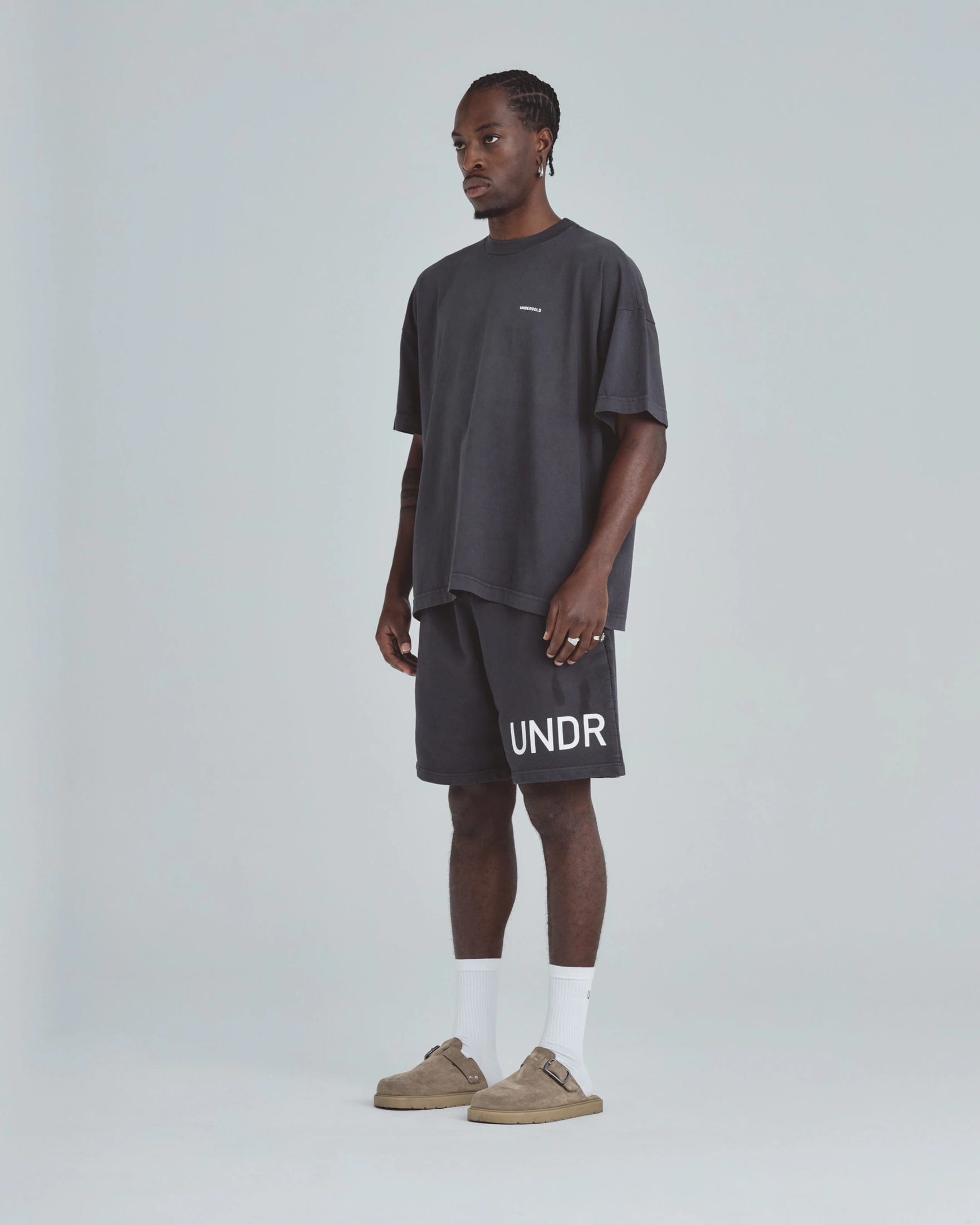 Line Basic Biased Shorts Dark Gray - imagen 5