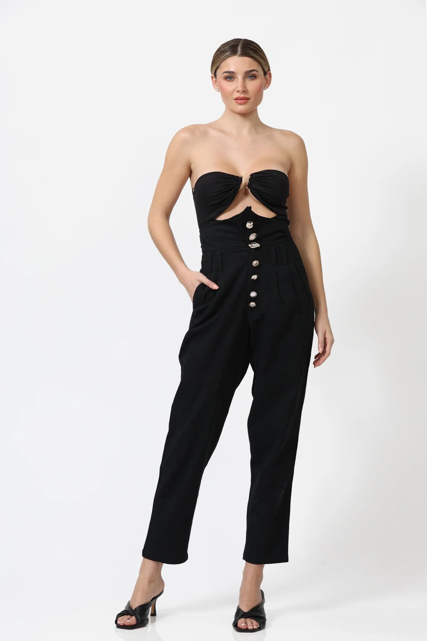 V CORSET BLACK - imagen 2