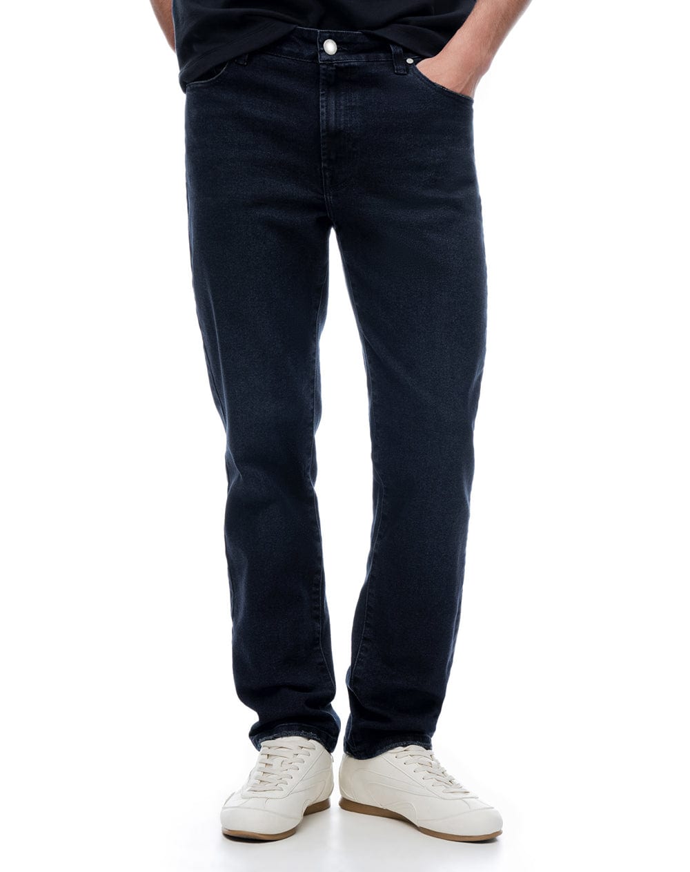 Jean slim tiro medio indigo oscuro hombre - imagen 3