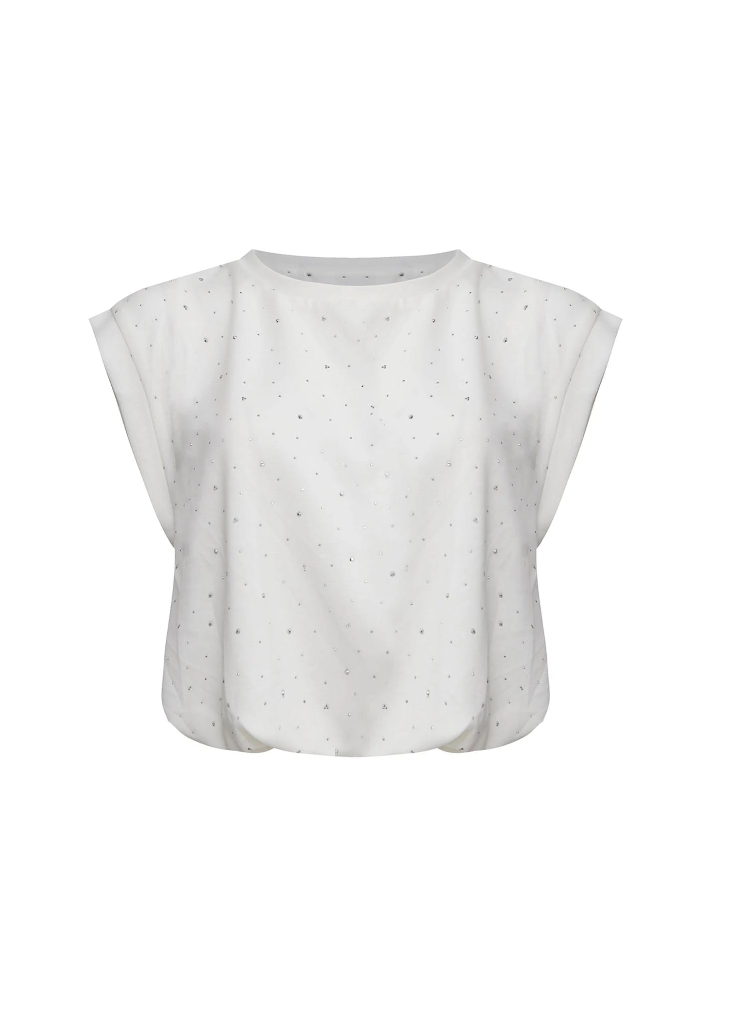 Blusa Sleeveless de Tejido Fluido - imagen 1
