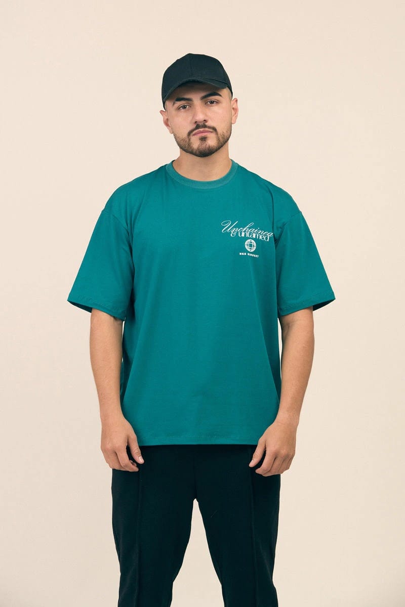 OVERSIZE HK VERDE UNCHAINED - imagen 2