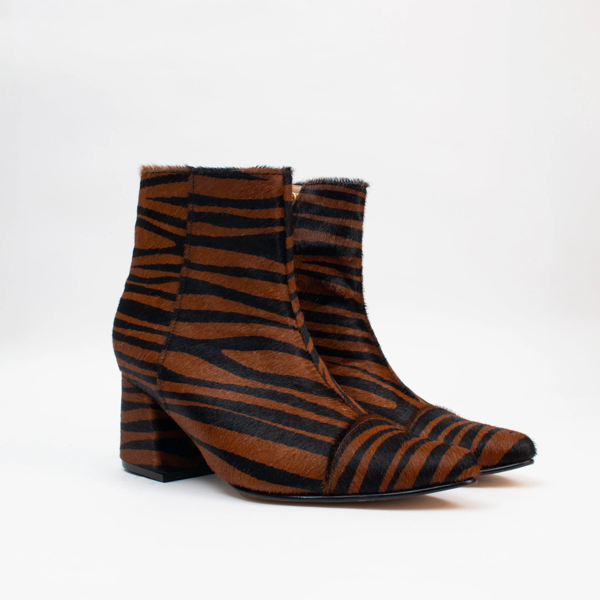 ANKLE boots fur - ZEBRA - imagen 3