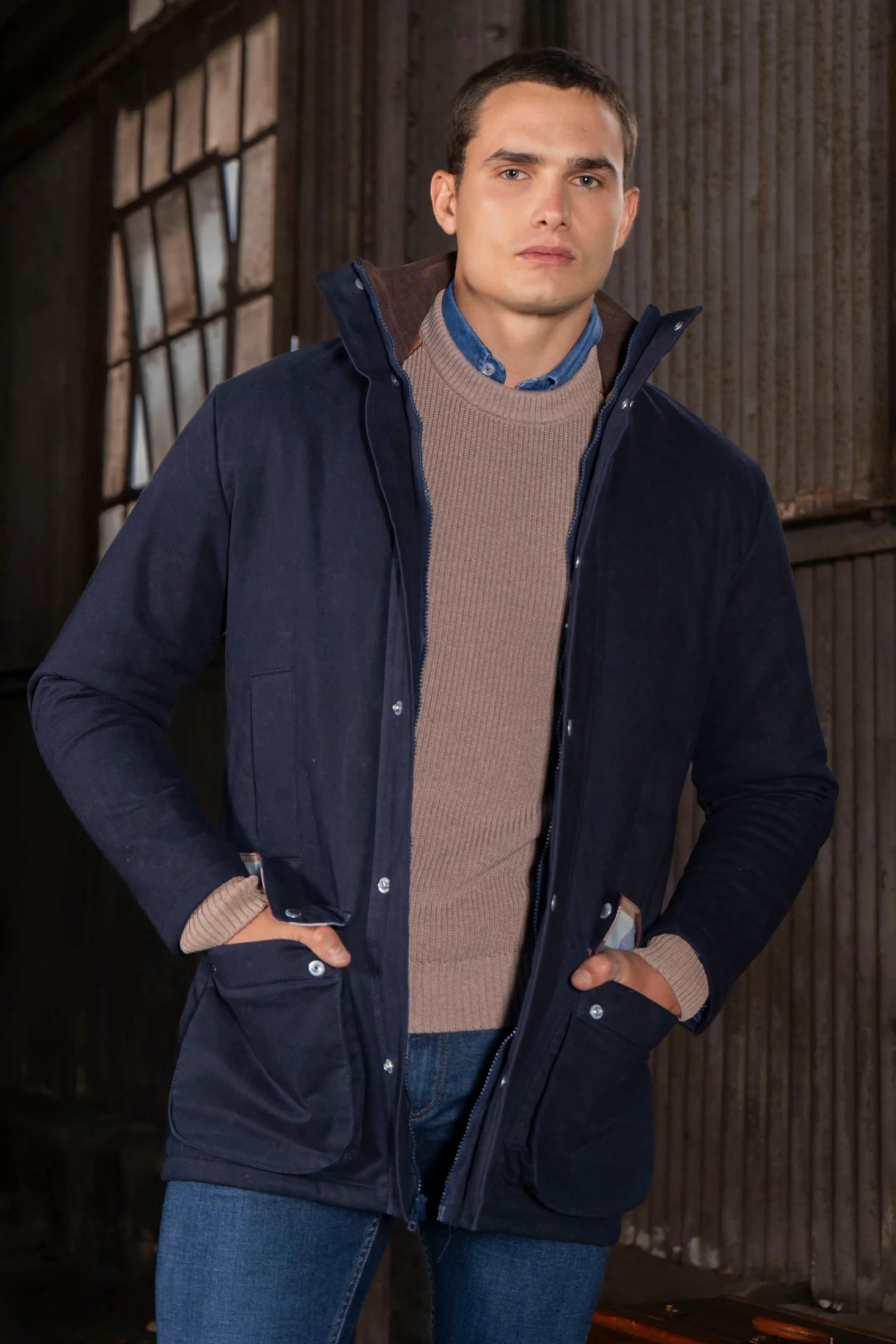 Chaqueta Ellington Hombre Azul - imagen 1