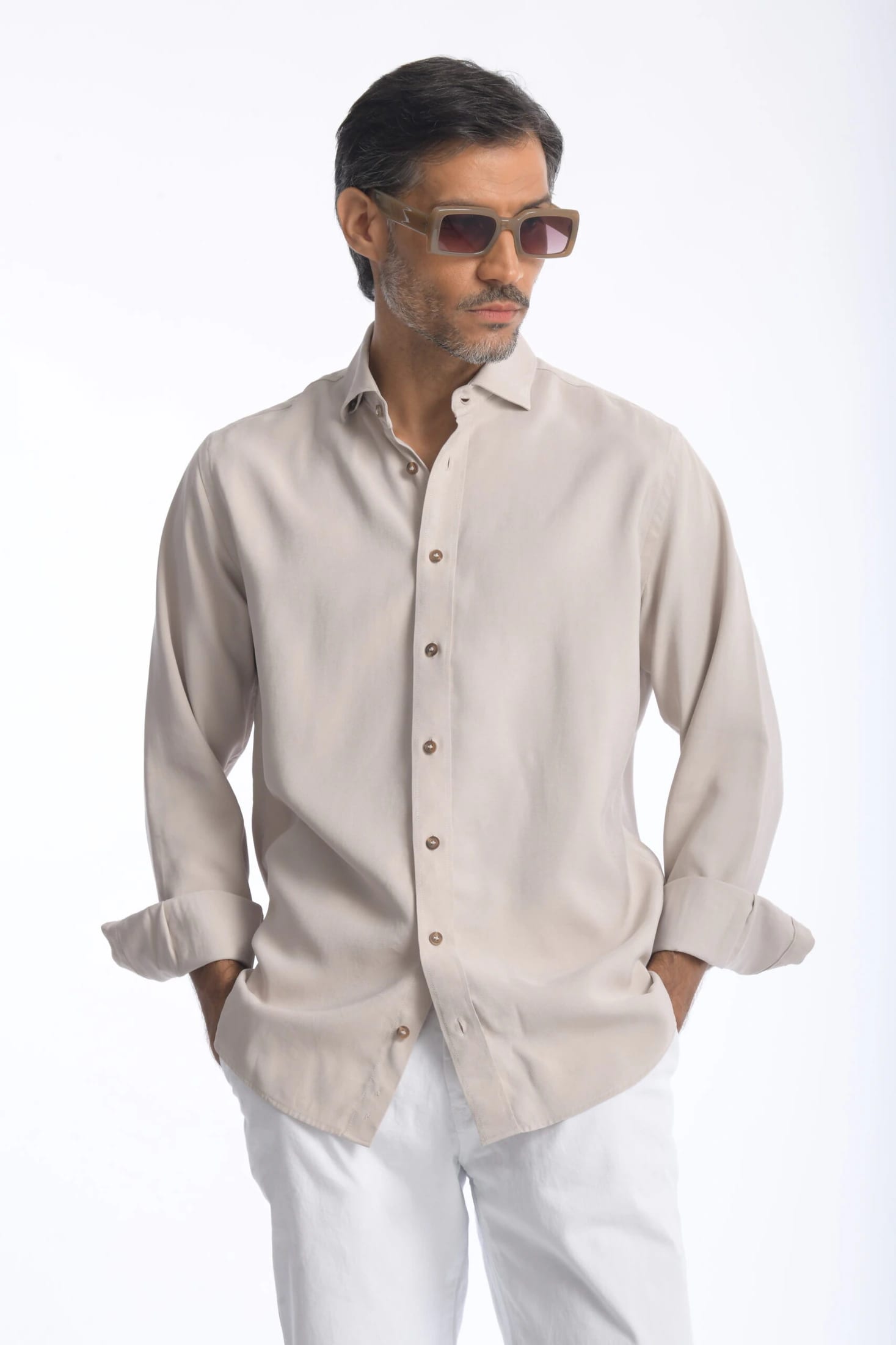 Camisa Cefiro Oliva - imagen 5
