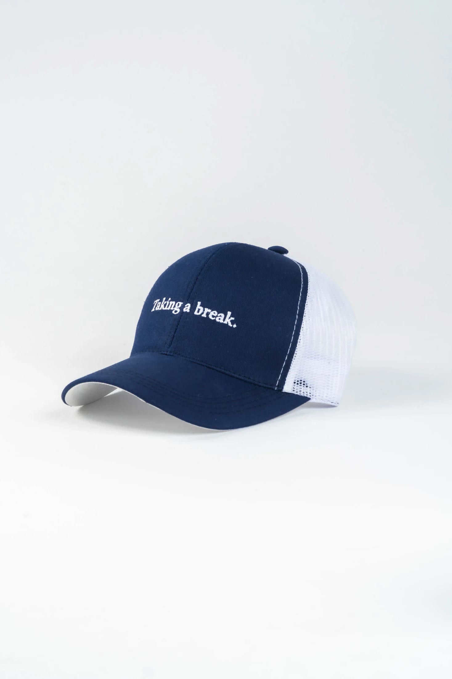 Gorra Bordado Algodón Azul Oscuro - imagen 2