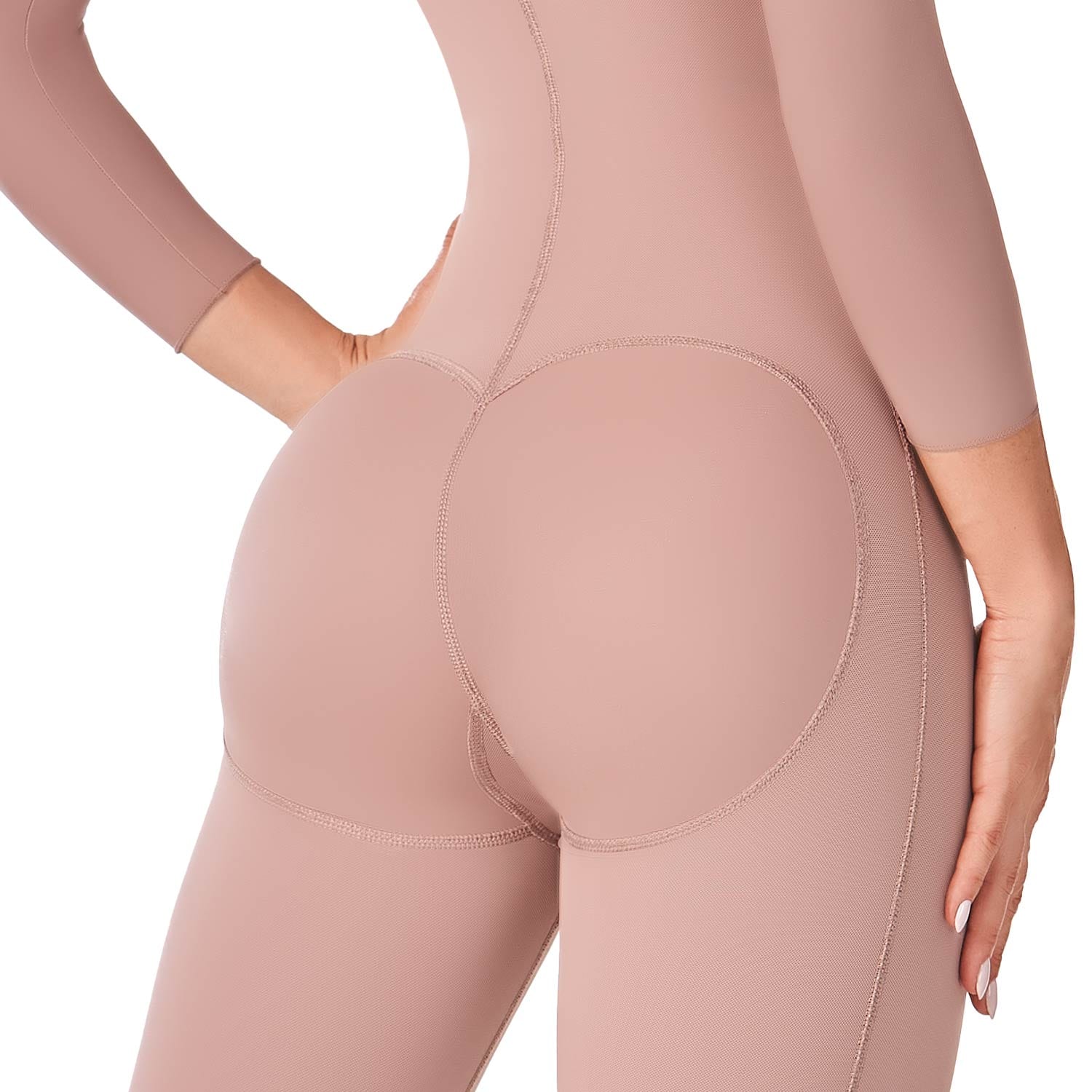 Faja Colombiana a la Rodilla Postoperatorio Mangas Comfort Angelique Mujer - imagen 5