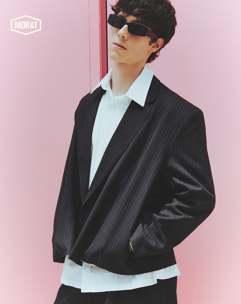 Blazer cropped negro unisex GEF | MORAT - imagen 6