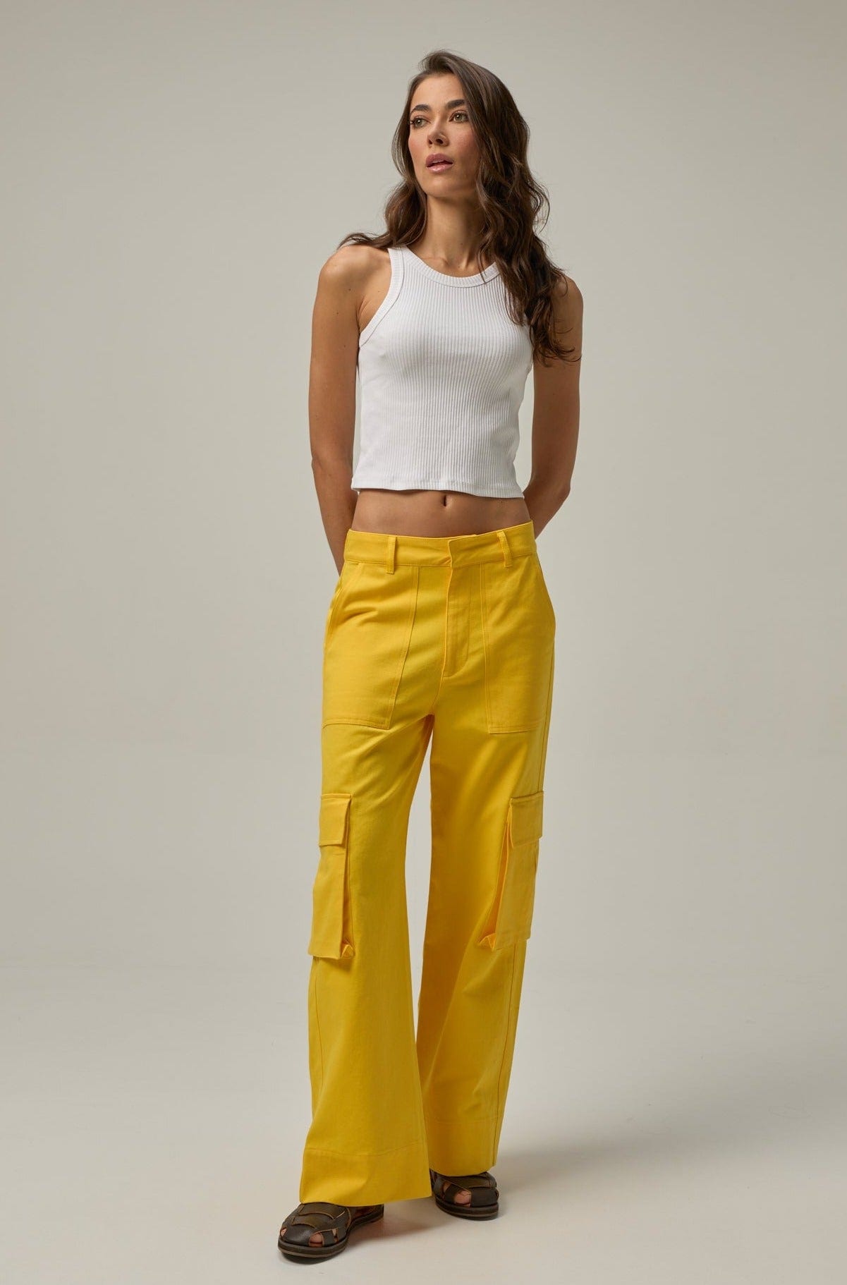 Pantalón Utility Cargo | Amarillo - imagen 1