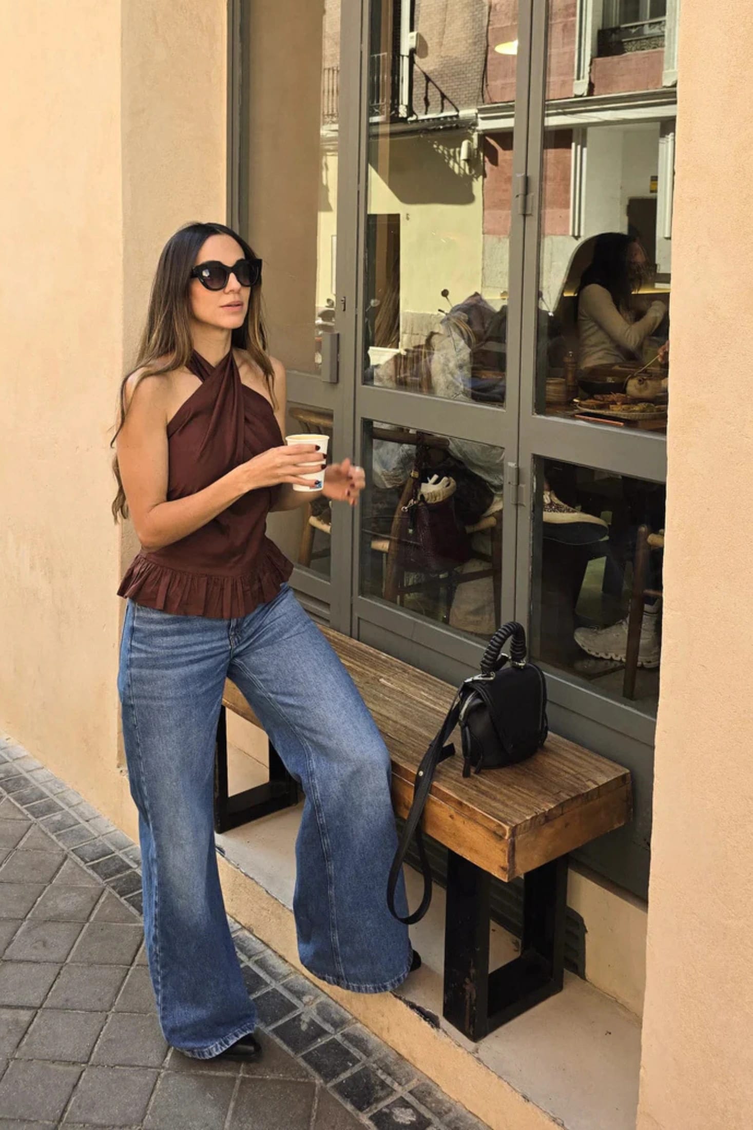 Bianca Top in Brown - imagen 3