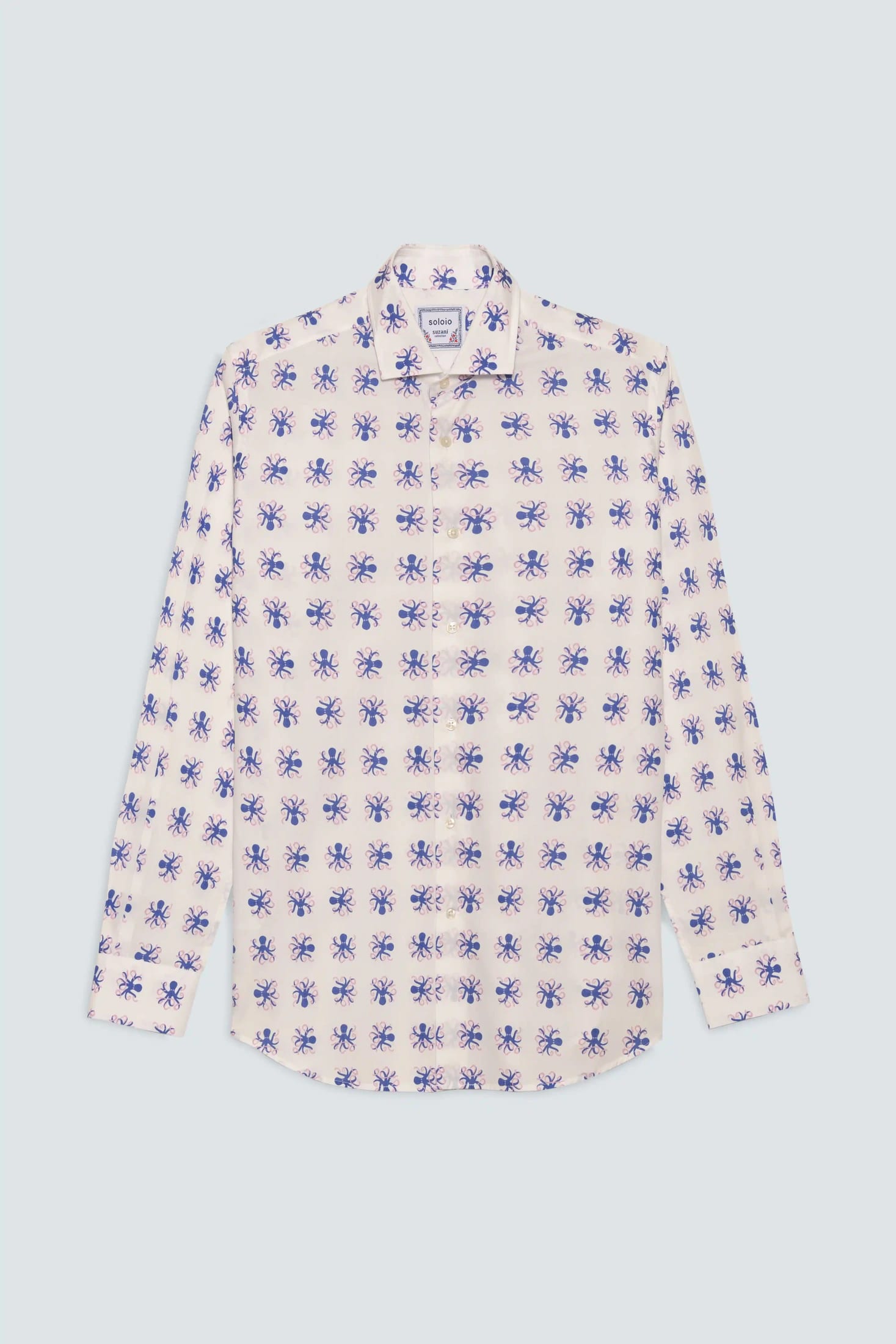 Men's cotton shirt beige grandezza - imagen 1