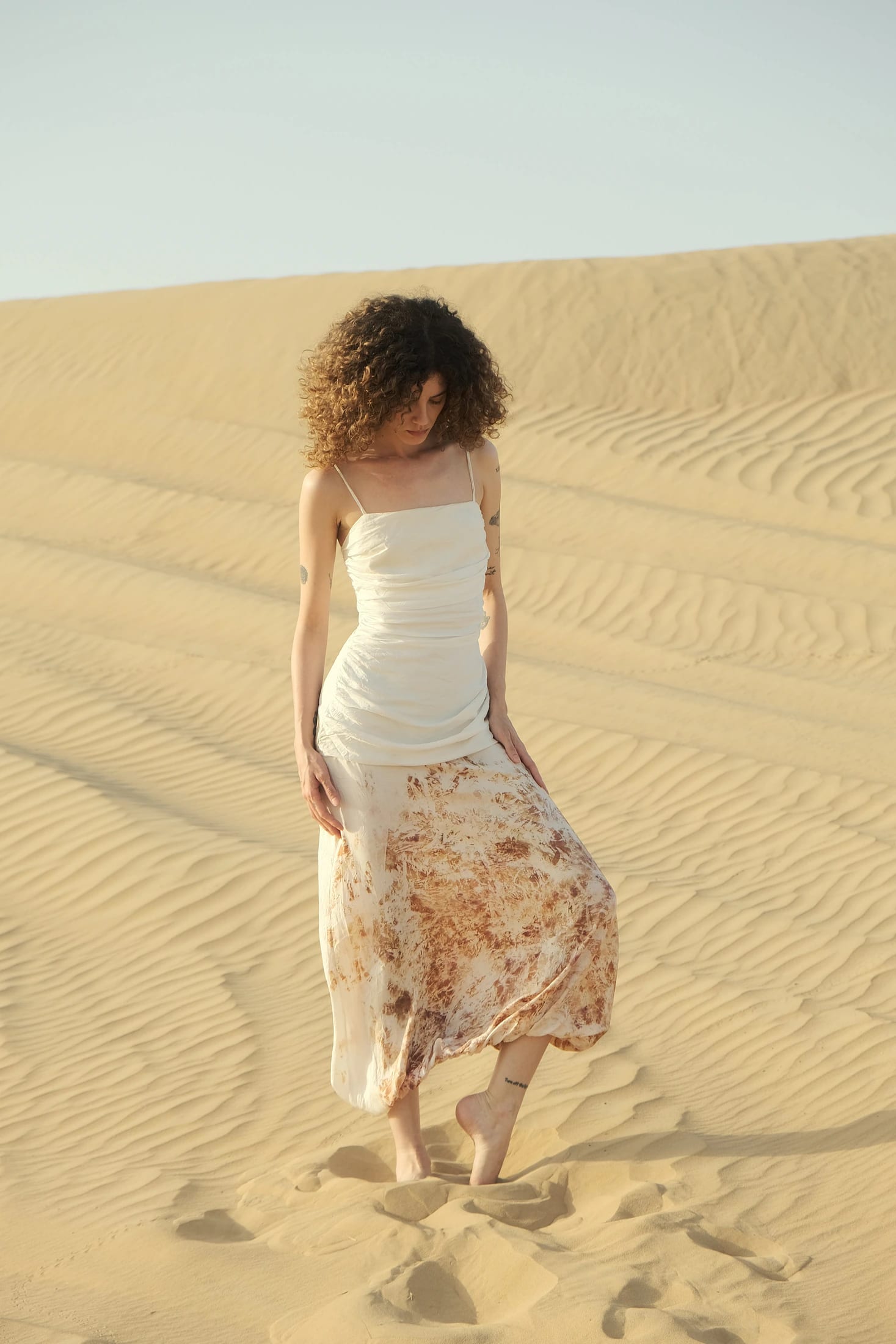 Draped Silk Twill Jumpsuit - imagen 2