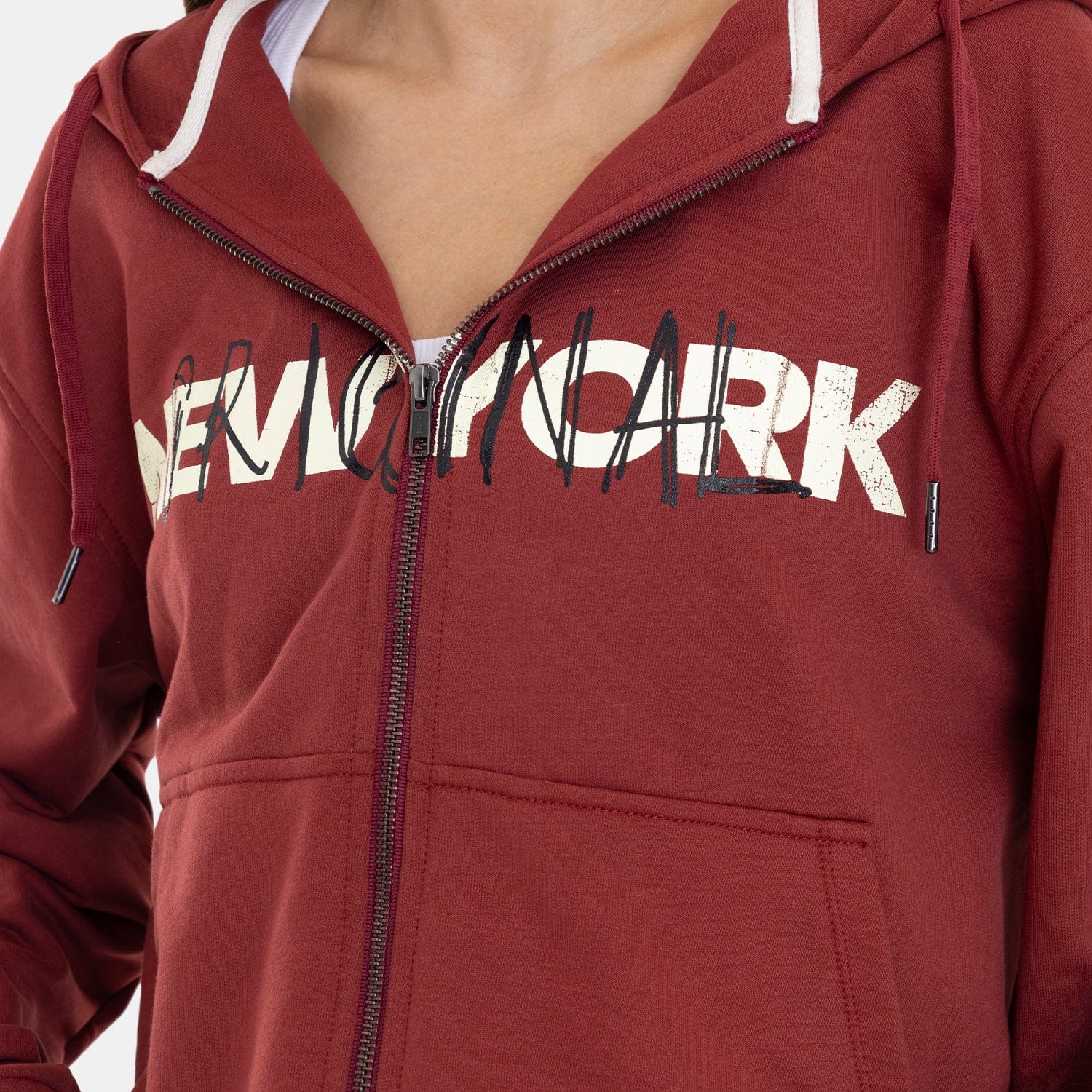 Zip Hoodie Regular Fit Red - imagen 3