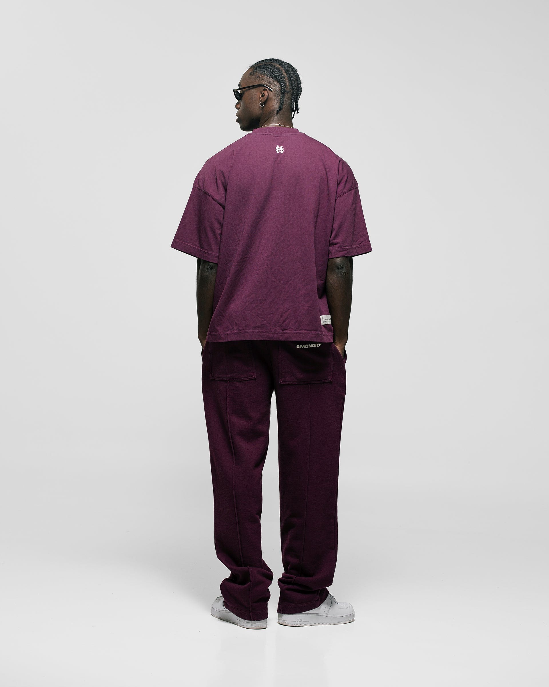 Camiseta Boxy Fit Básica V3 - Burgundy - imagen 4