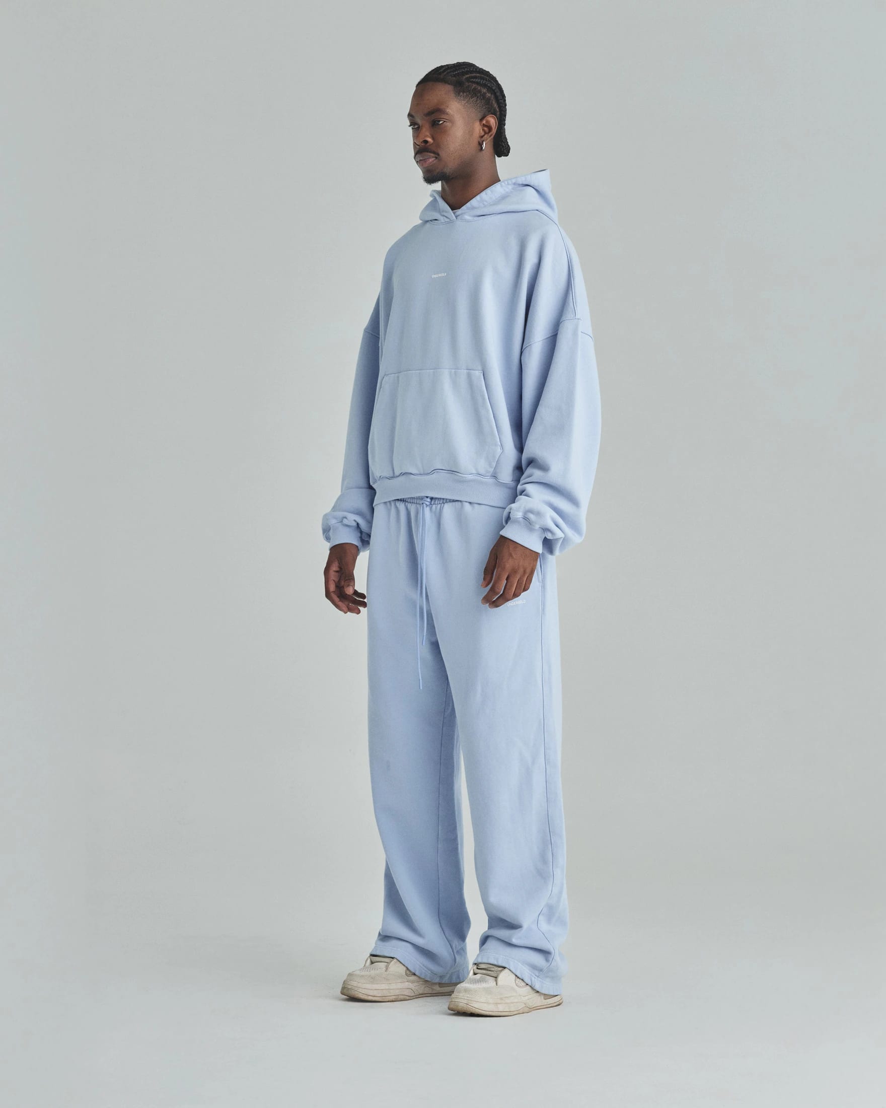 Basics Undergold Straight Pants Light Blue - imagen 8