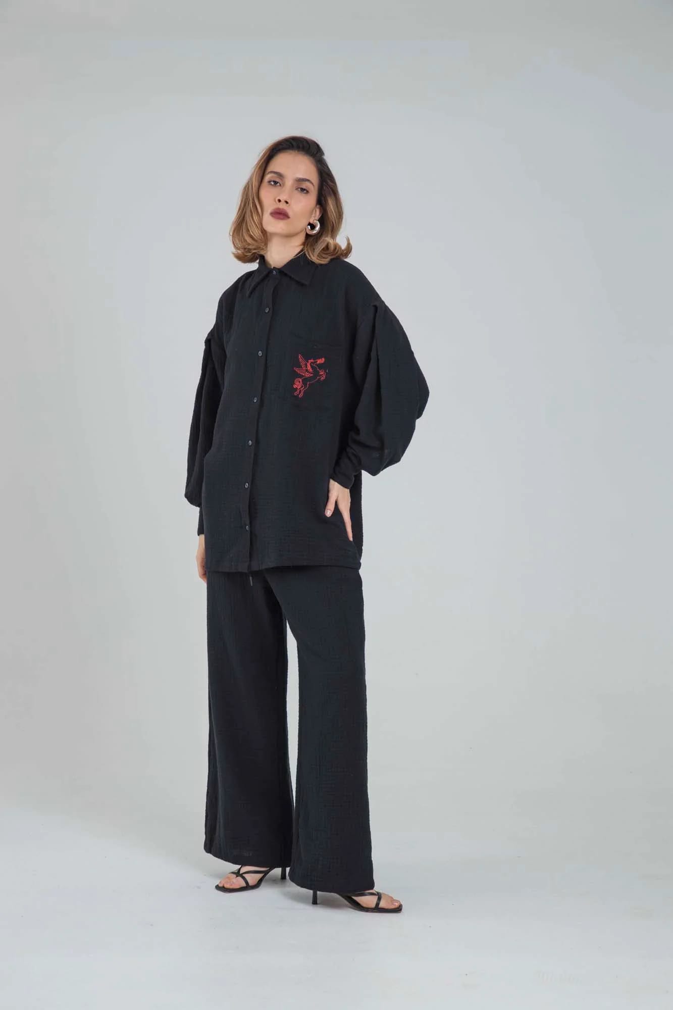 PEGASUS BLACK SHIRT - imagen 10